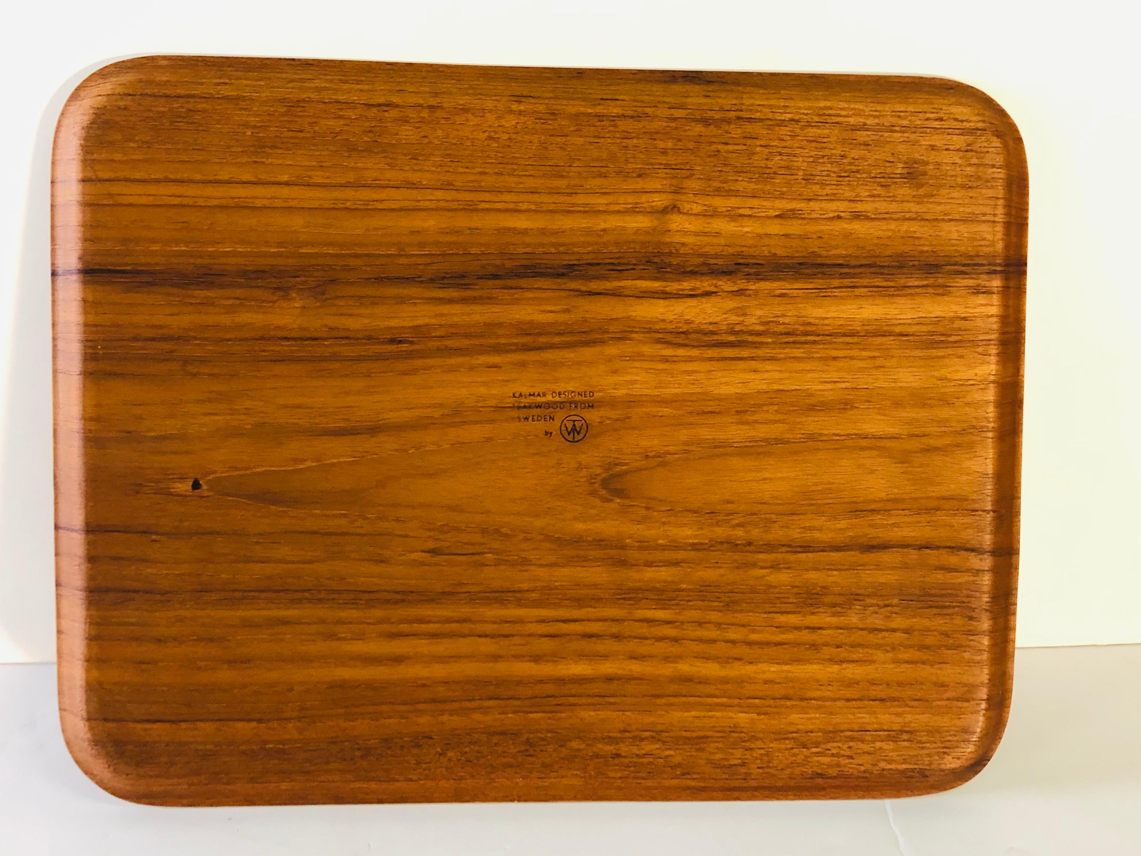 20th Century 1960s Swedish Teak Tray Designed by Tapio Wirkkala for Kalmar