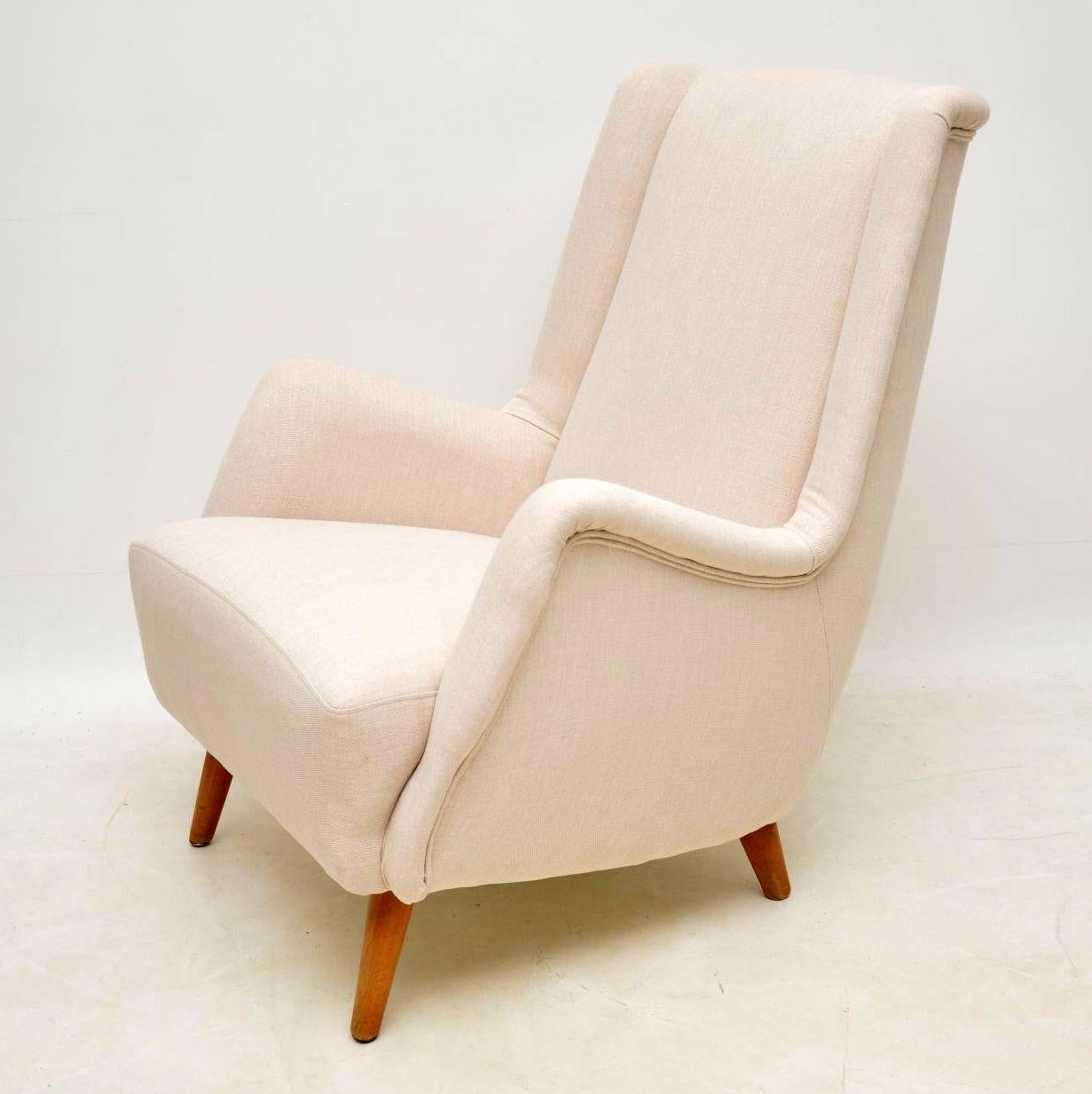 1960s, Swedish Vintage Armchair by Alf Svensson In Good Condition In London, GB