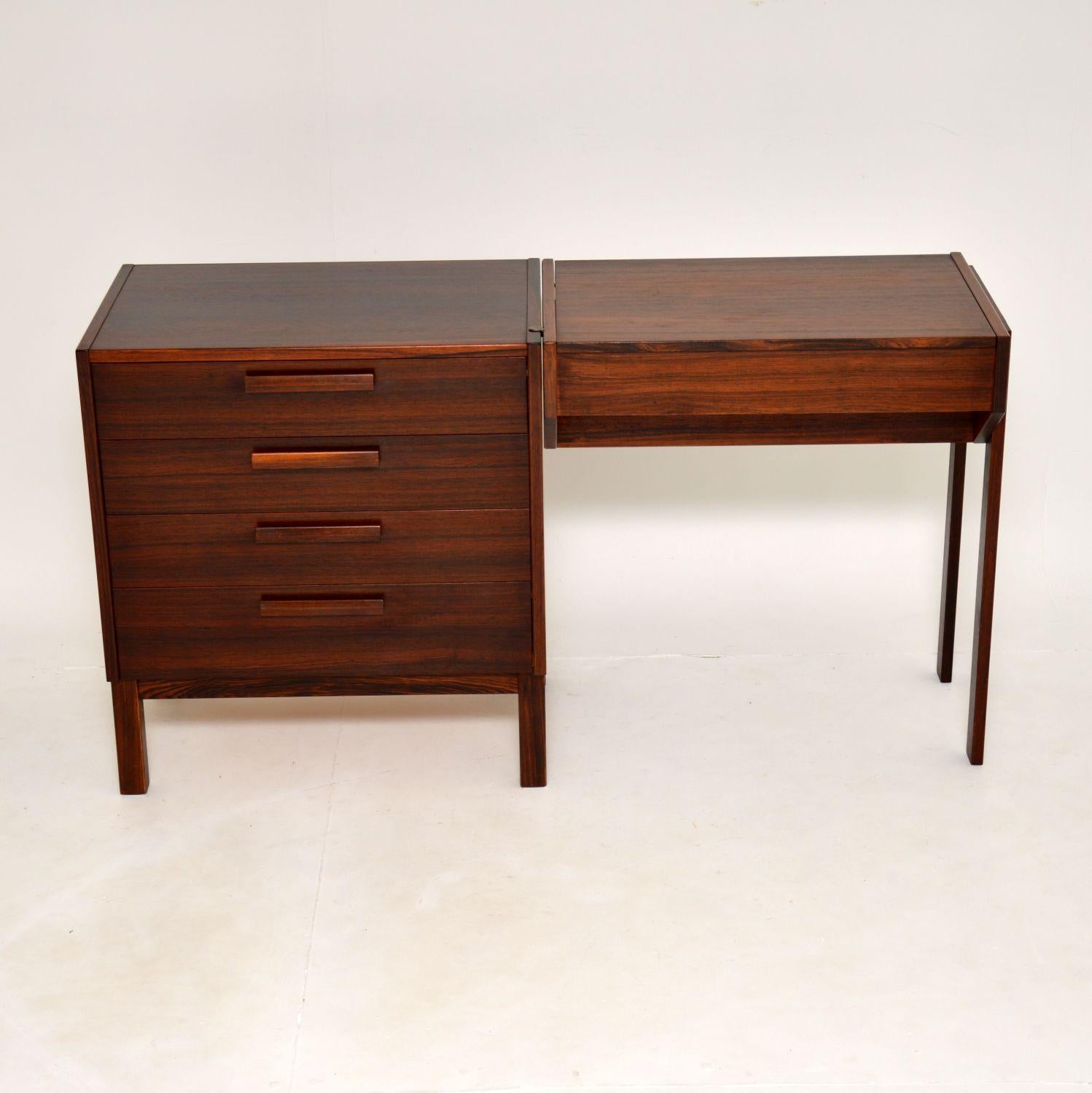 1960's Swedish Vintage Dressing Table by Nils Jonsson 1