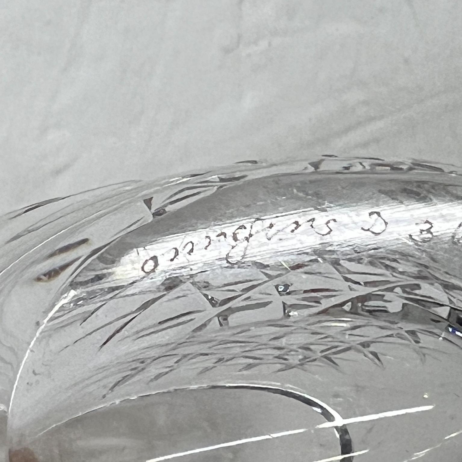 1960s Swedish Vintage Orrefors Crystal Glass Vase For Sale 3