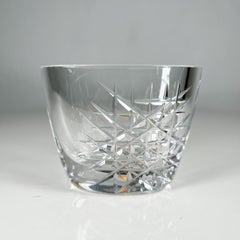 1960s Swedish Vintage Orrefors Crystal Glass Vase
