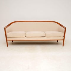 1960s Swedish Vintage Teak Sofa by Bertil Fridhagen