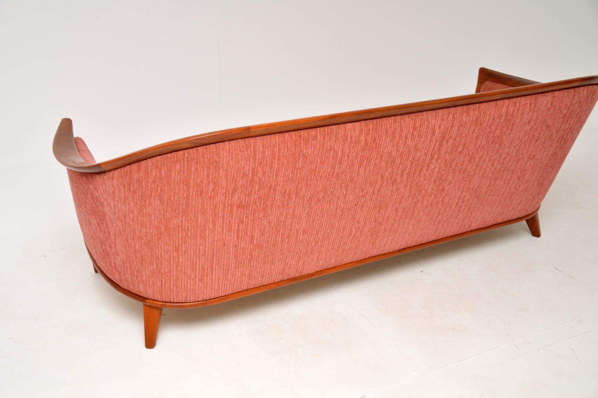 1960's Swedish Vintage Teak Sofa by Bertil Fridhagen 2