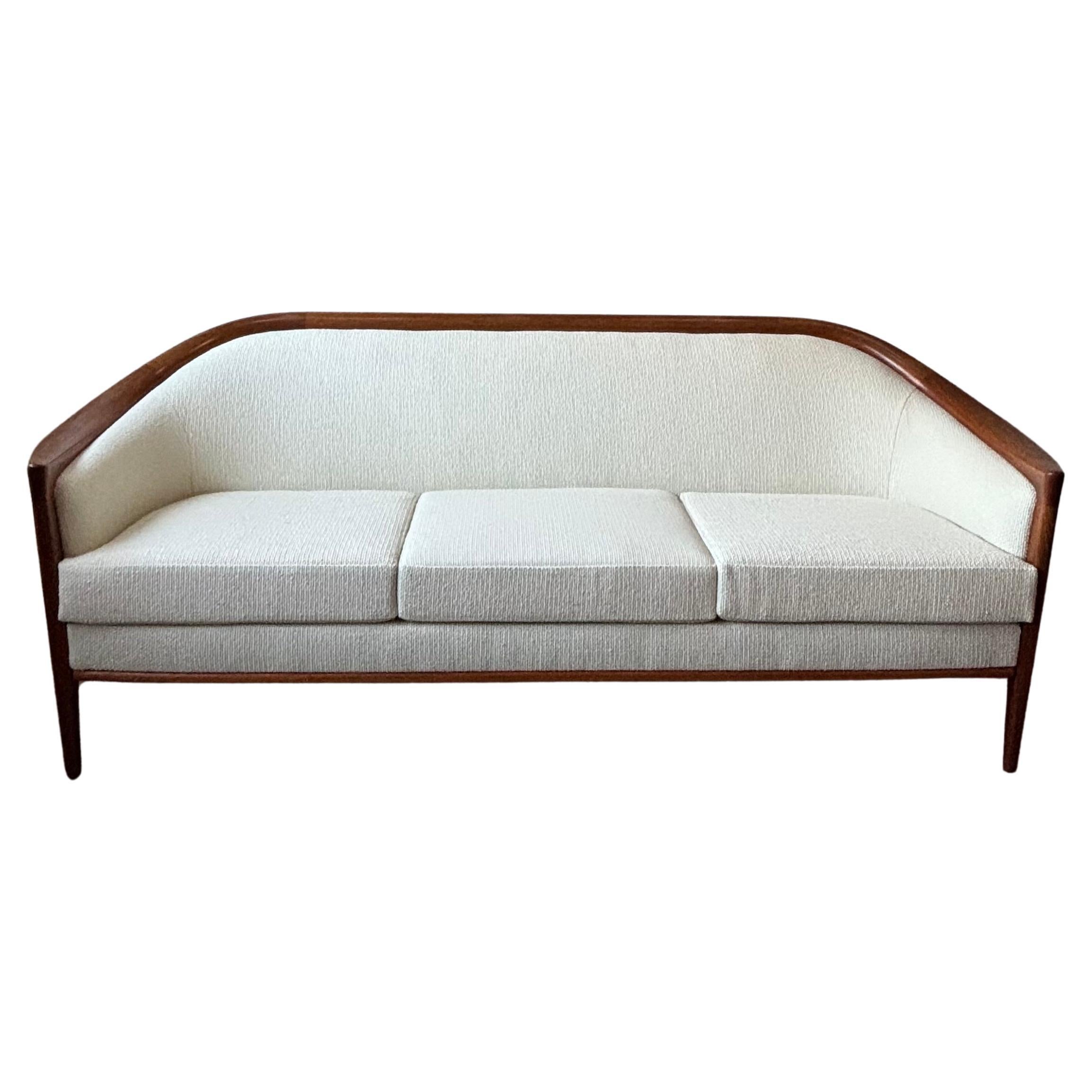 1960s Swedish Vintage Teak Sofa by Bertil Fridhagen