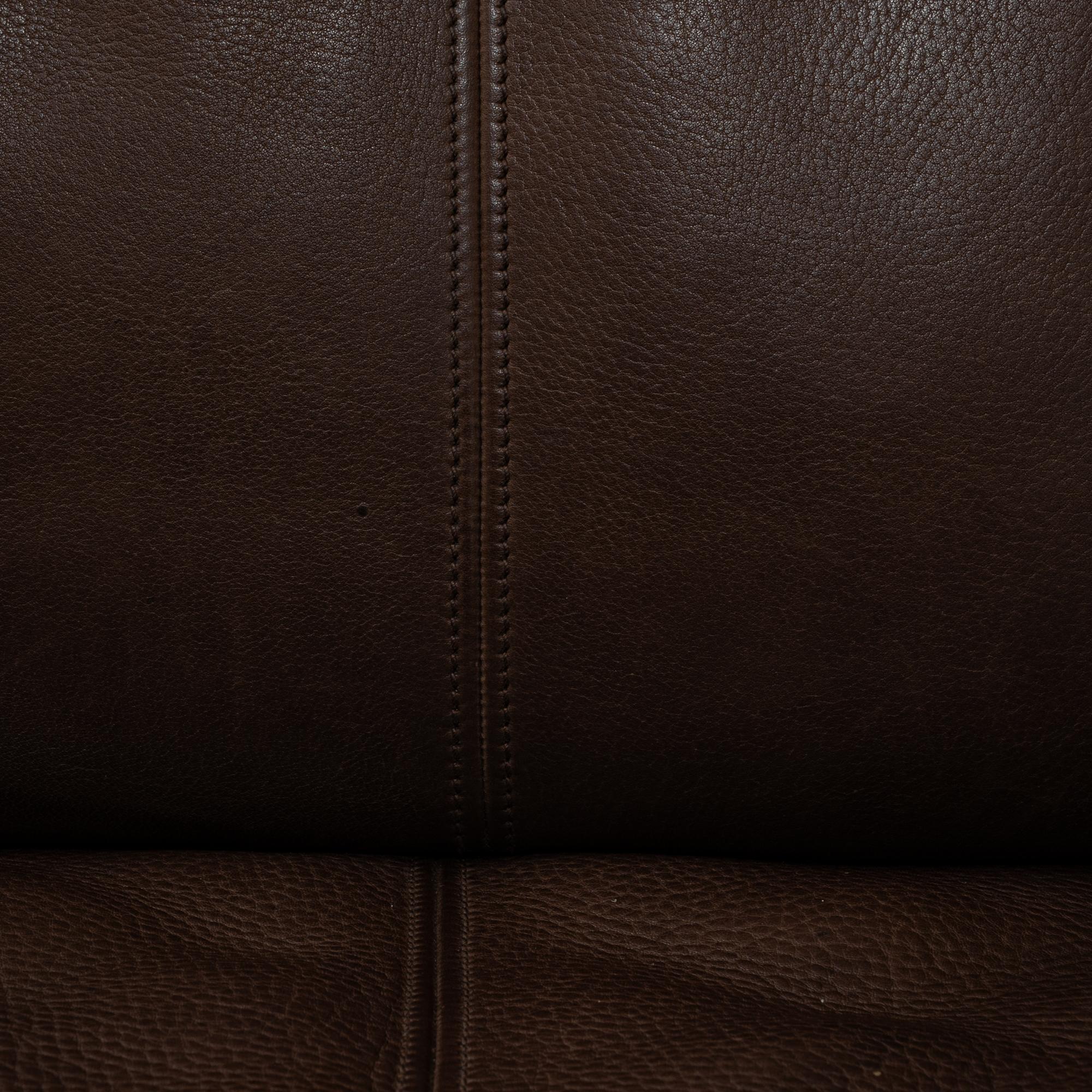 Sofá de cuero suizo de los años 60 Ds 44 By De Sede en venta 9