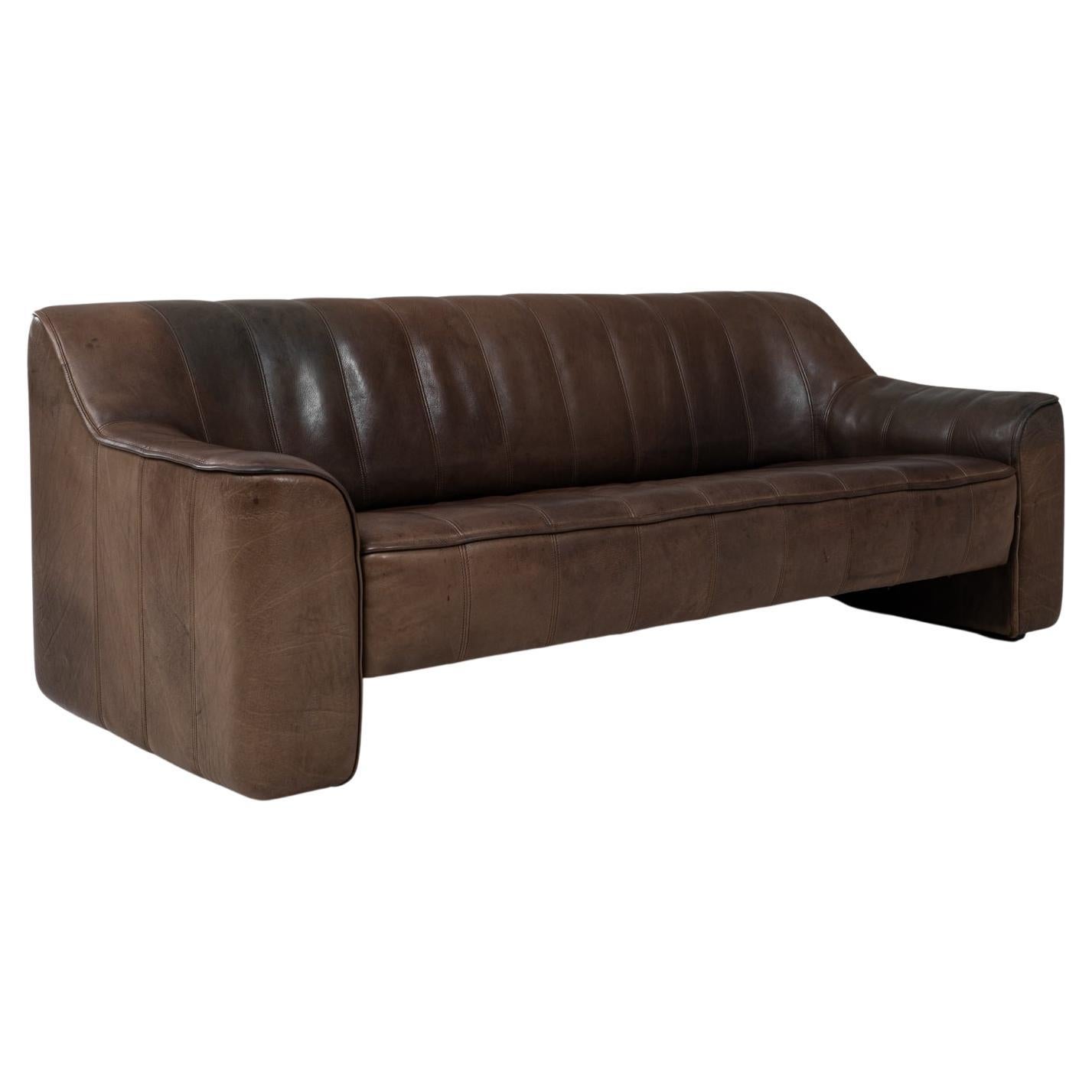 Divano in pelle svizzera anni '60 Ds 44 By De Sede