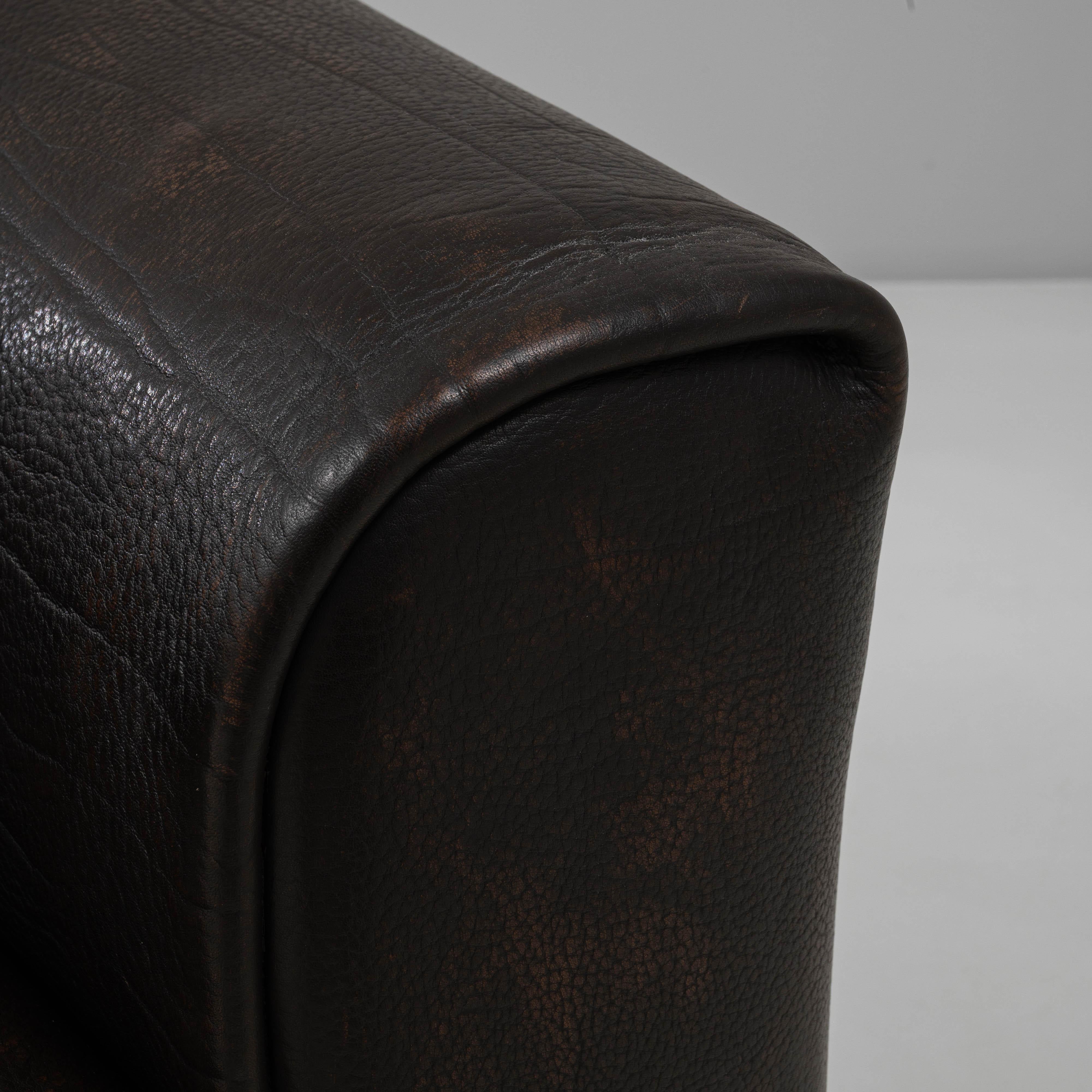 1960s Swiss Leather Sofa Ds 47 By De Sede en vente 7