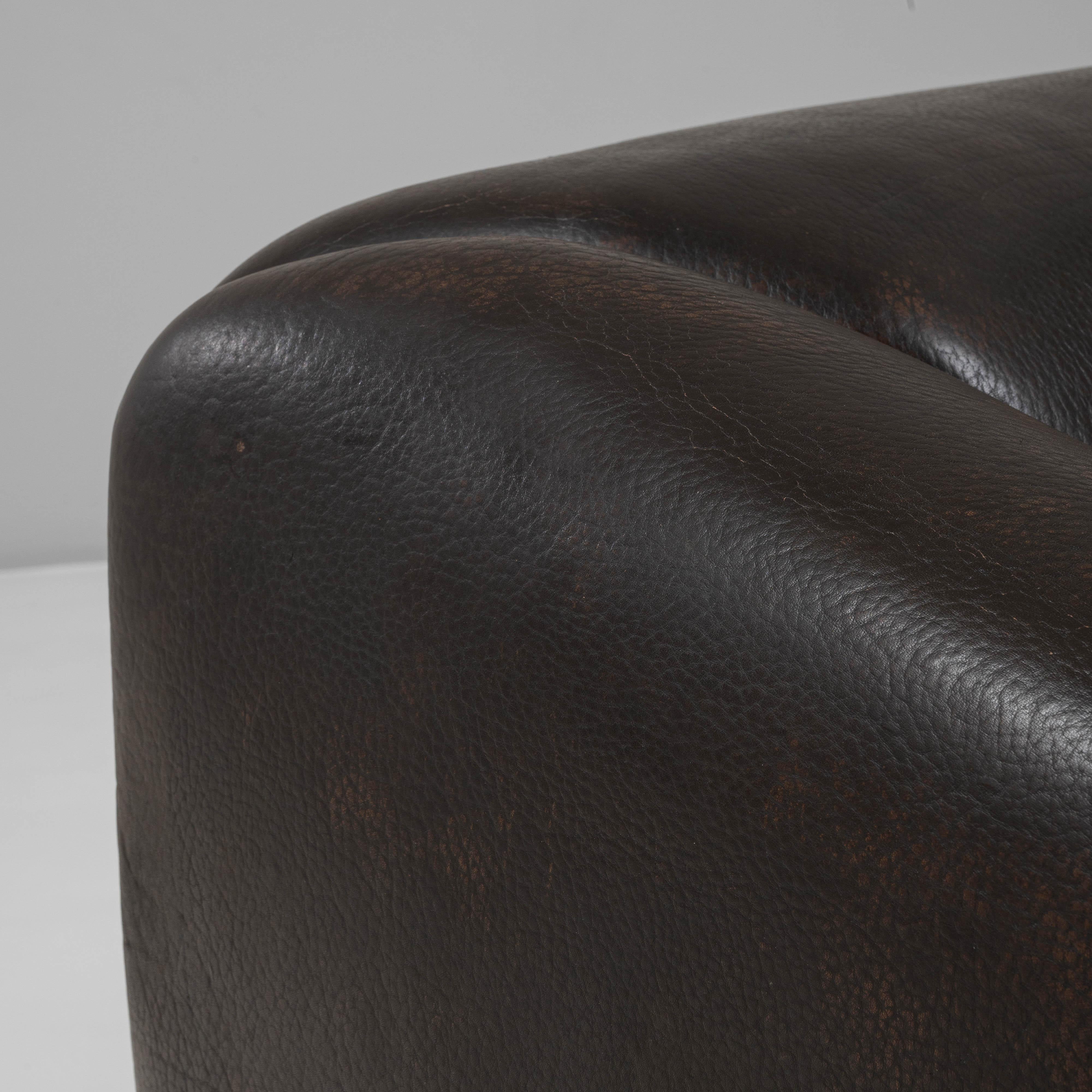 1960s Swiss Leather Sofa Ds 47 By De Sede en vente 8