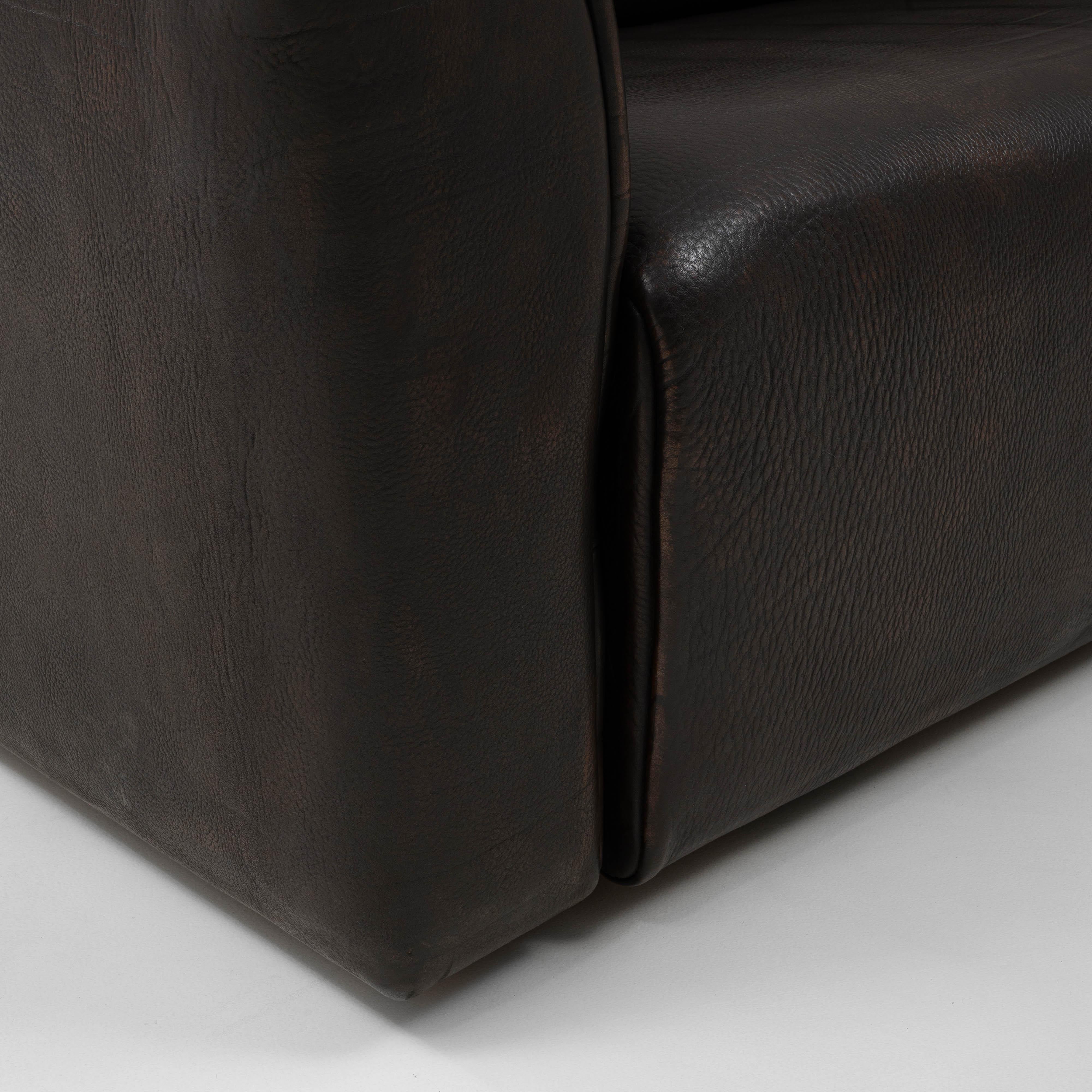 1960s Swiss Leather Sofa Ds 47 By De Sede en vente 9