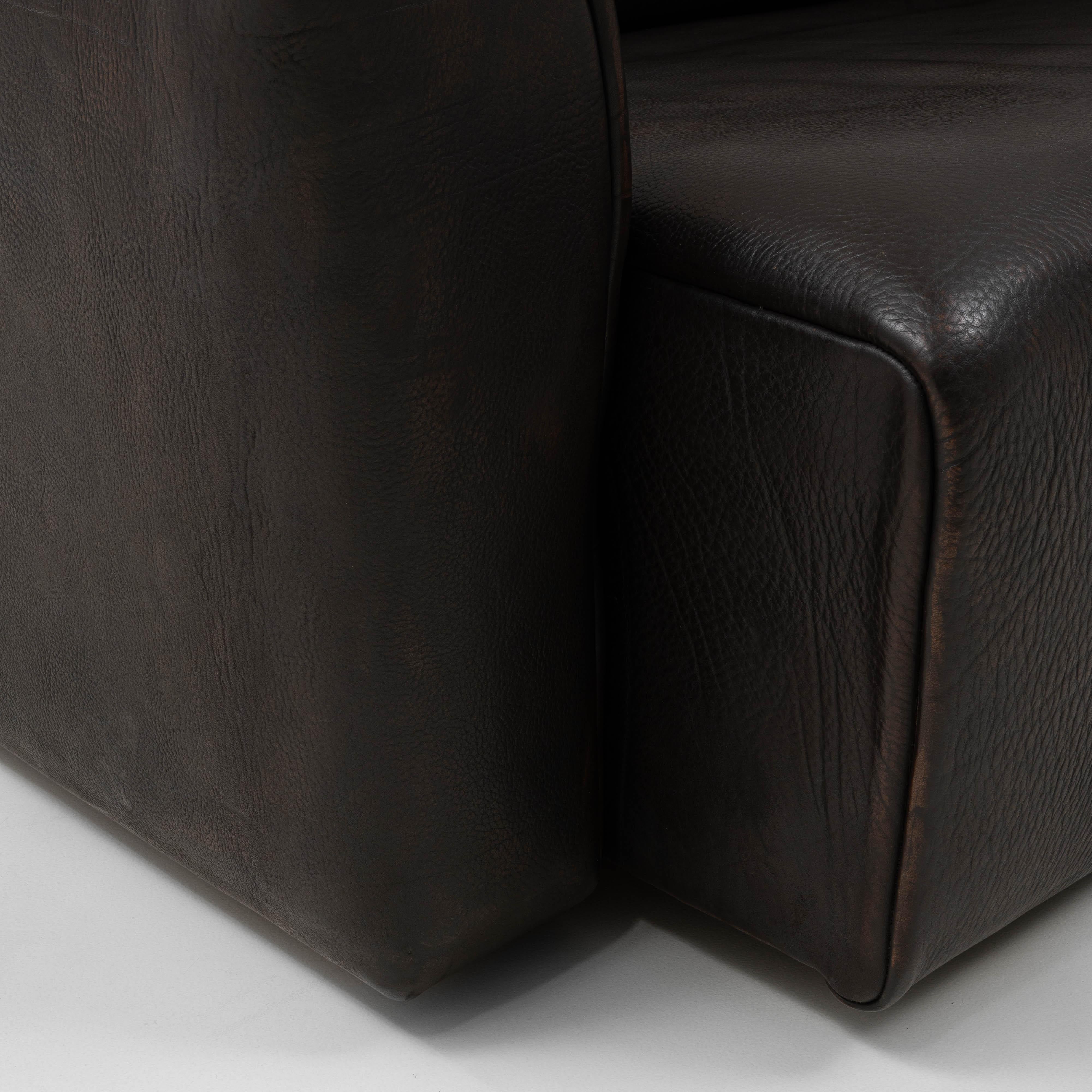 1960s Swiss Leather Sofa Ds 47 By De Sede en vente 10