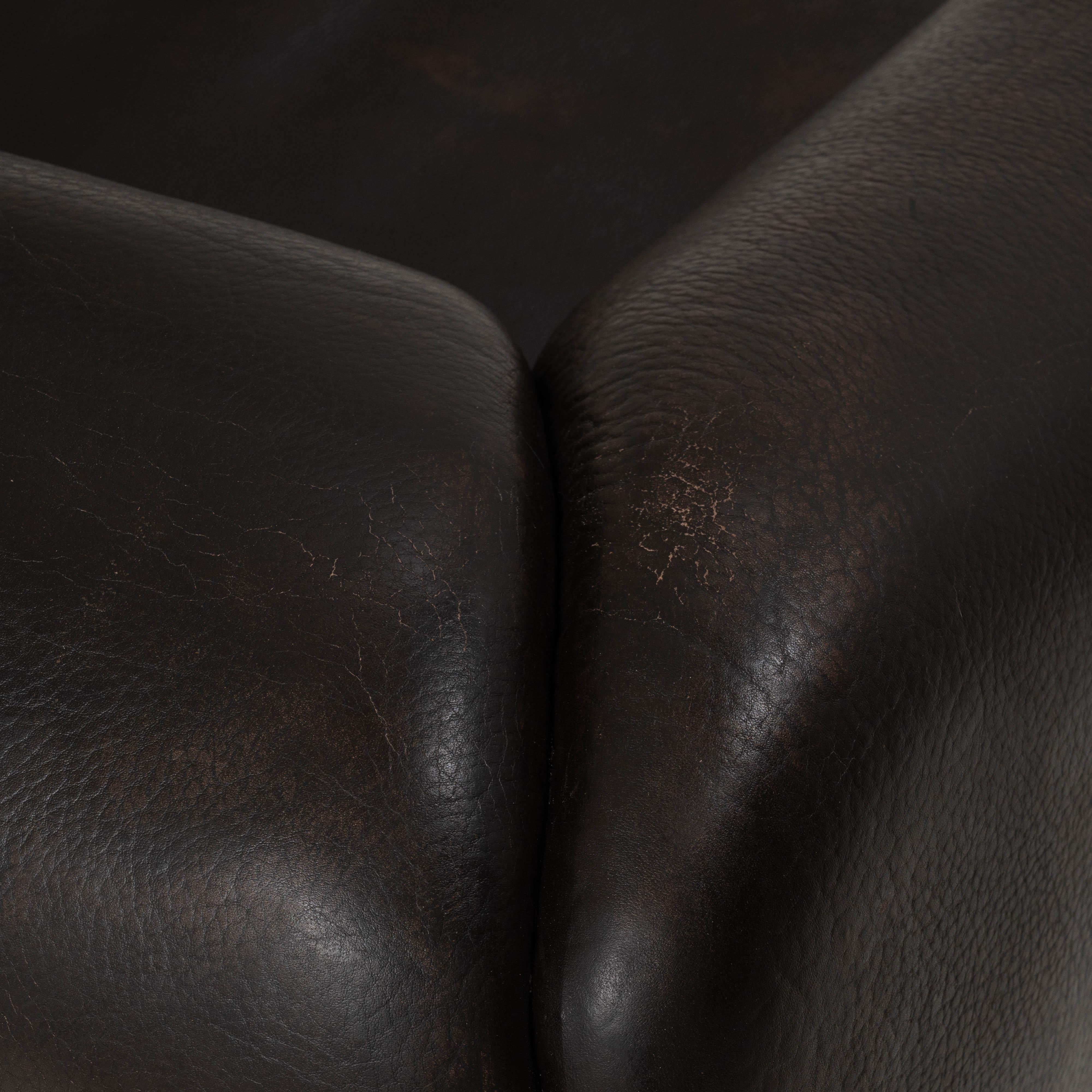 1960s Swiss Leather Sofa Ds 47 By De Sede en vente 11