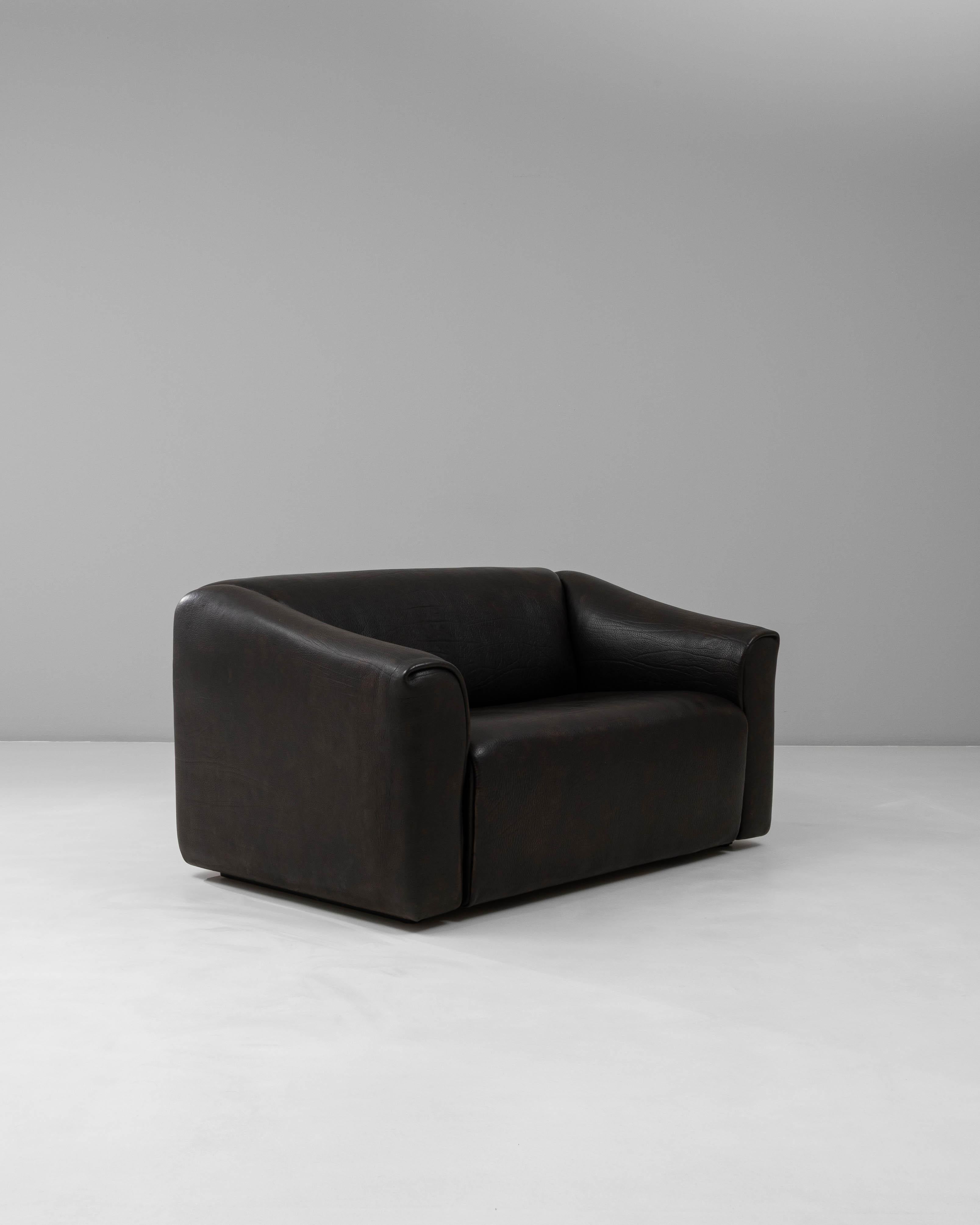 20ième siècle 1960s Swiss Leather Sofa Ds 47 By De Sede en vente