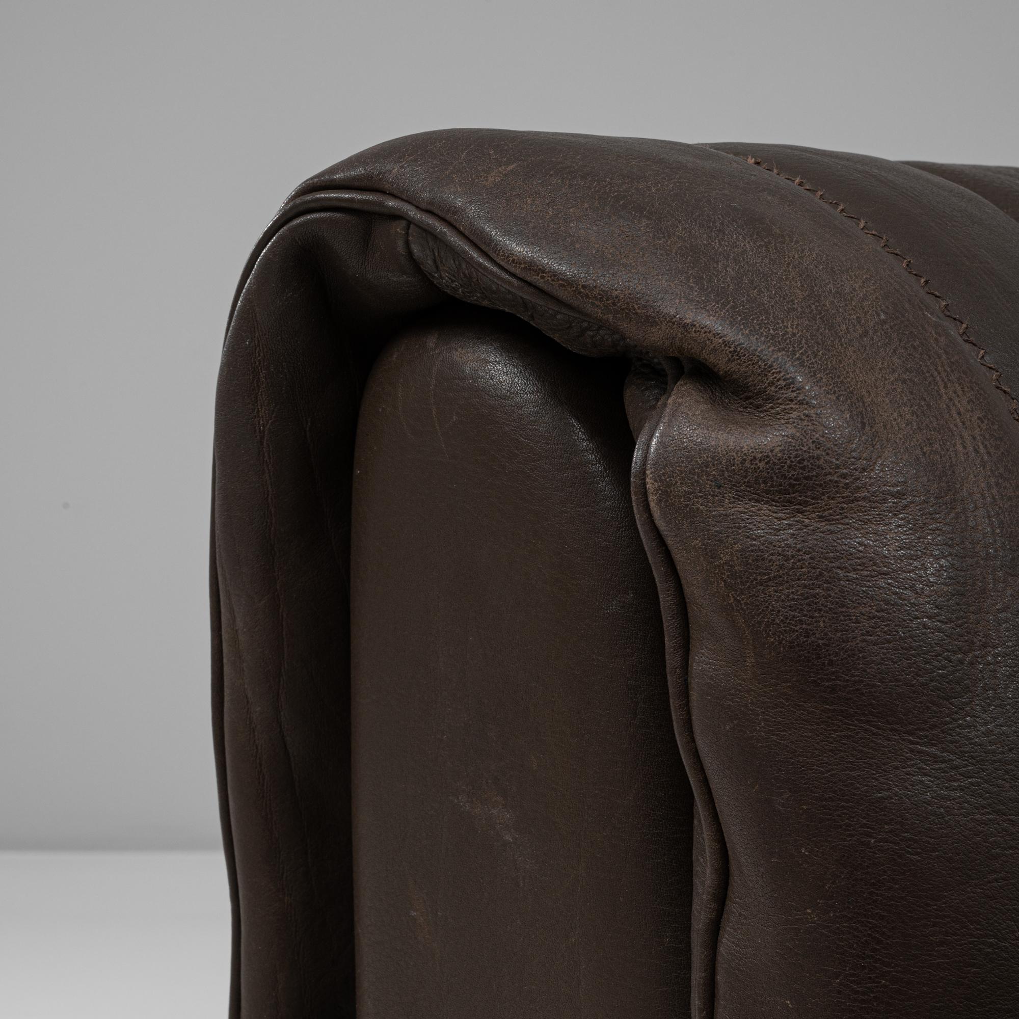 1960s Swiss Leather Sofa Ds 86 By De Sede en vente 5