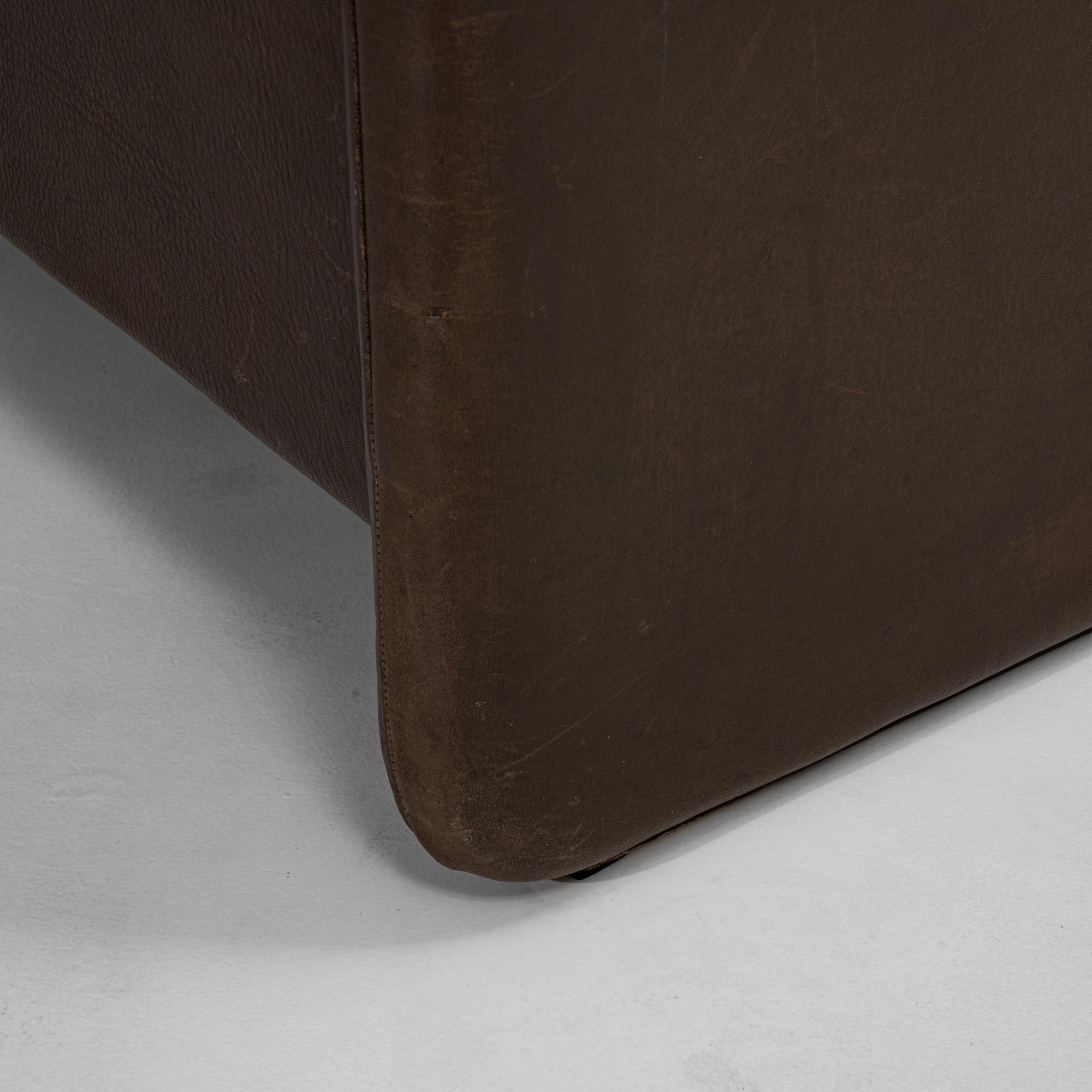 1960s Swiss Leather Sofa Ds 86  By De Sede in vendita 6