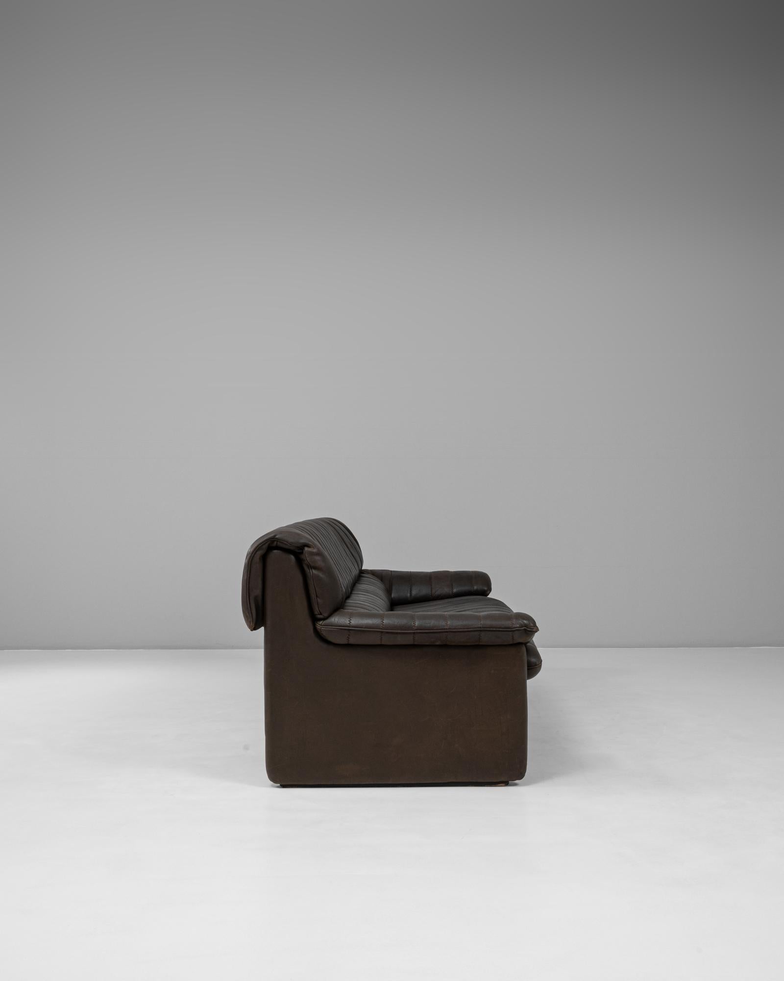 1960s Swiss Leather Sofa Ds 86  By De Sede In condizioni buone in vendita a High Point, NC