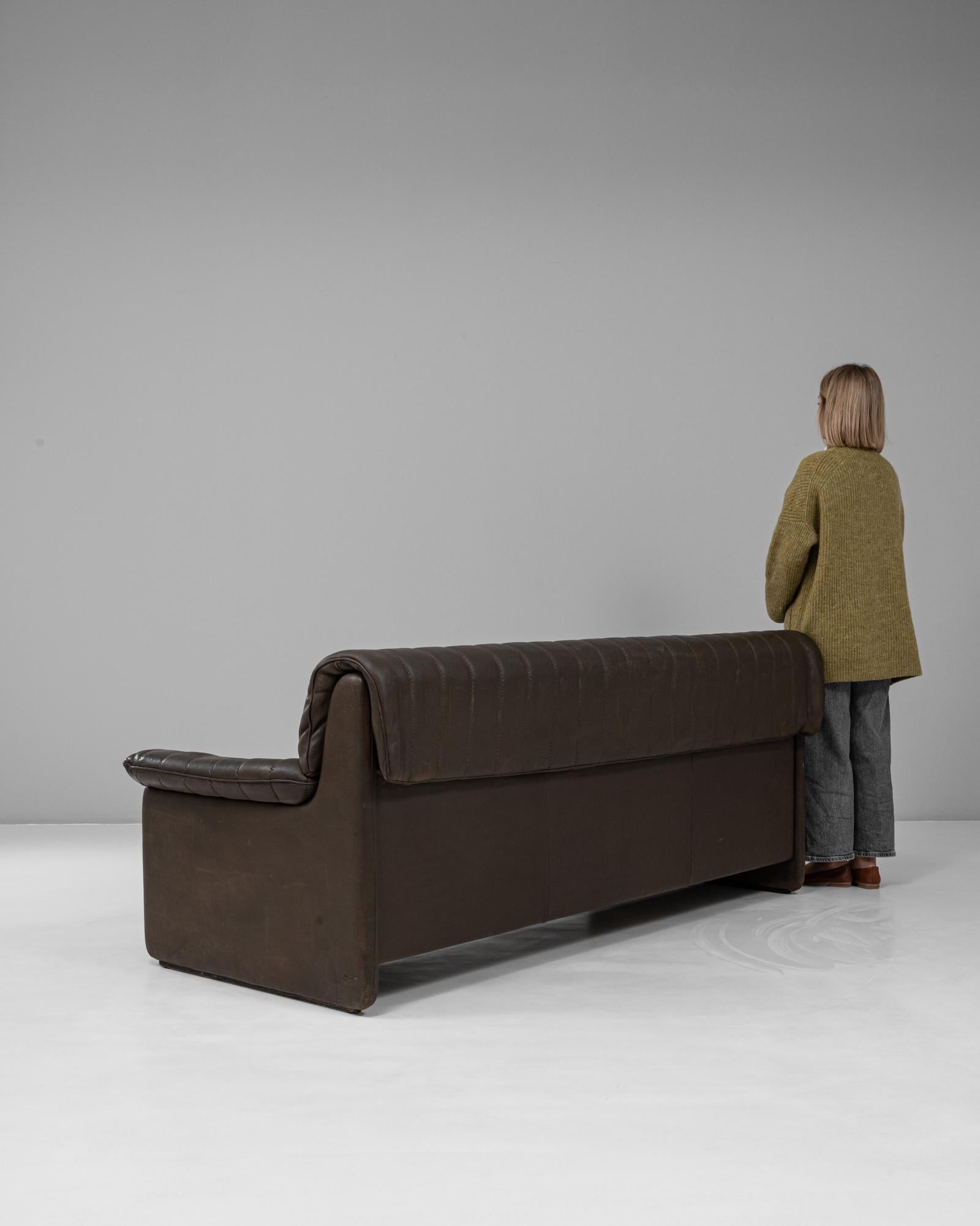 1960s Swiss Leather Sofa Ds 86  By De Sede in vendita 1