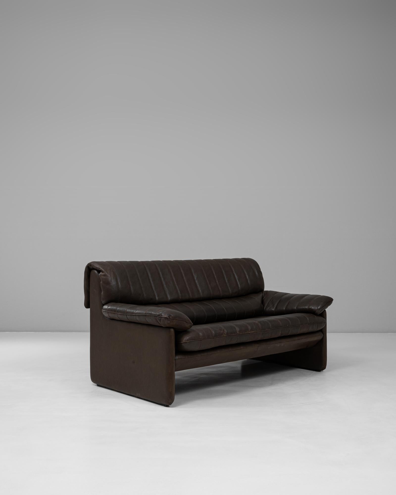 1960s Swiss Leather Sofa Ds 86 By De Sede en vente 2