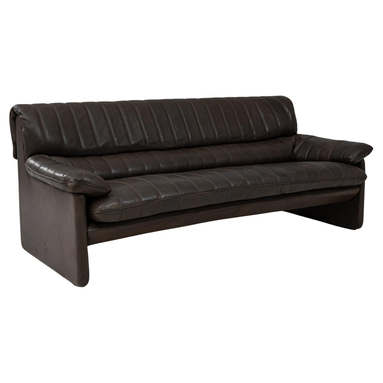 1960s Swiss Leather Sofa Ds 86  By De Sede