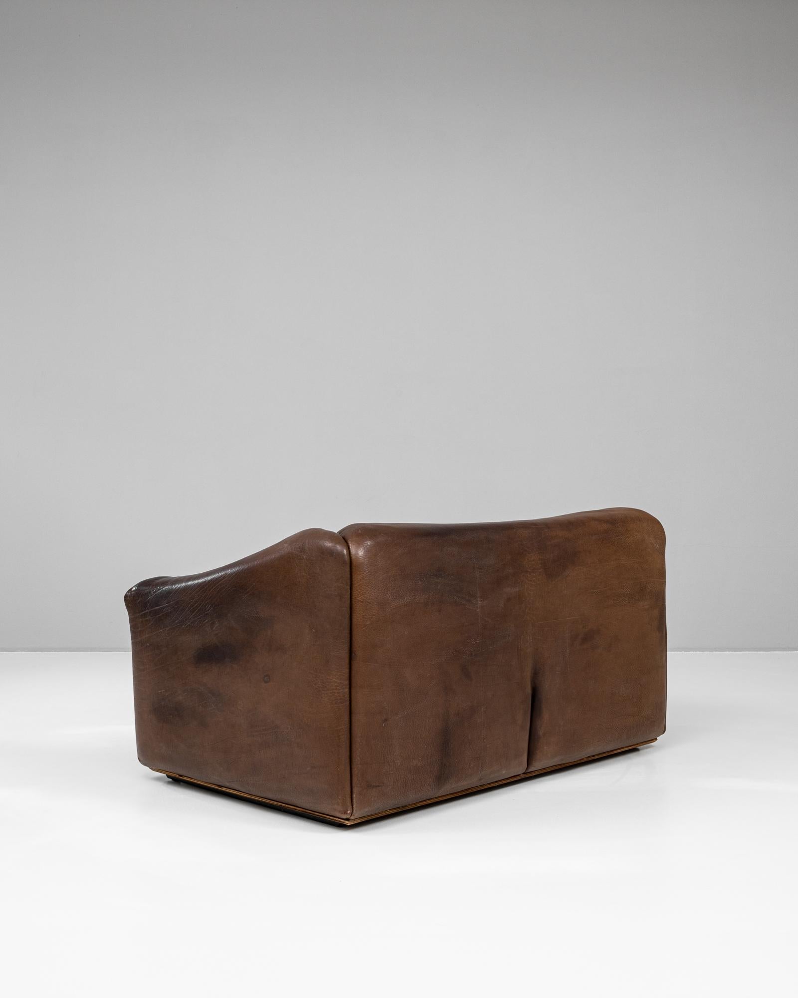 Cuir Canapé suisse DS47 par De Sede des années 1960