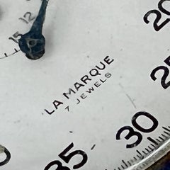 1960s Swiss Made La Marque 7 Jewels Pocket Timer Stopwatch Nonworking