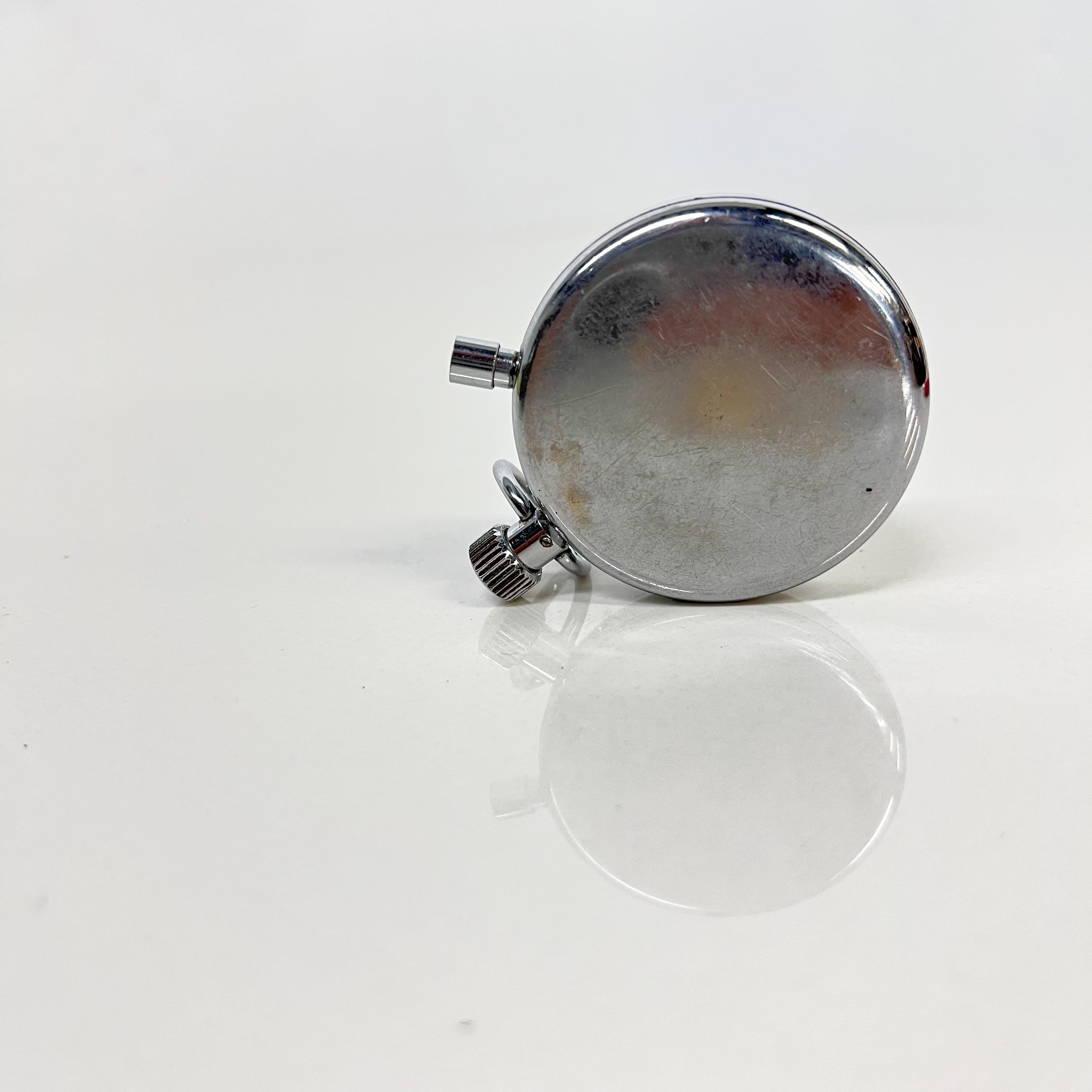 Mid-Century Modern 1960s Swiss Made La Marque 7 Jewels Pocket Timer Stopwatch Nonworking