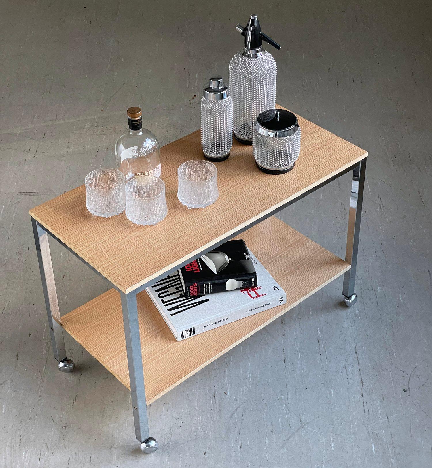 1960's Swiss minimalist bar cart For Sale 1