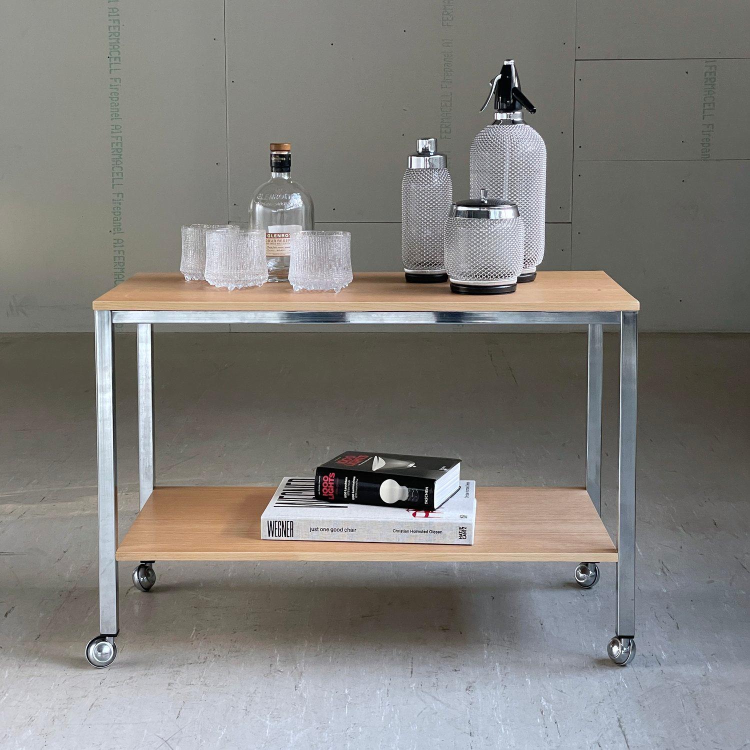 1960's Swiss minimalist bar cart For Sale 2