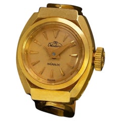 1960's Swiss Vintage Ladies Original Ring Form Watch - 18K Gold