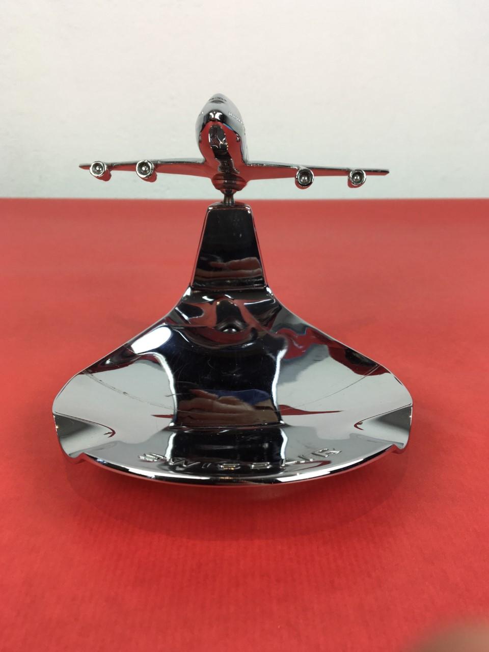 1960s Swissair Chrome Ashtray, Buhler 6491 5