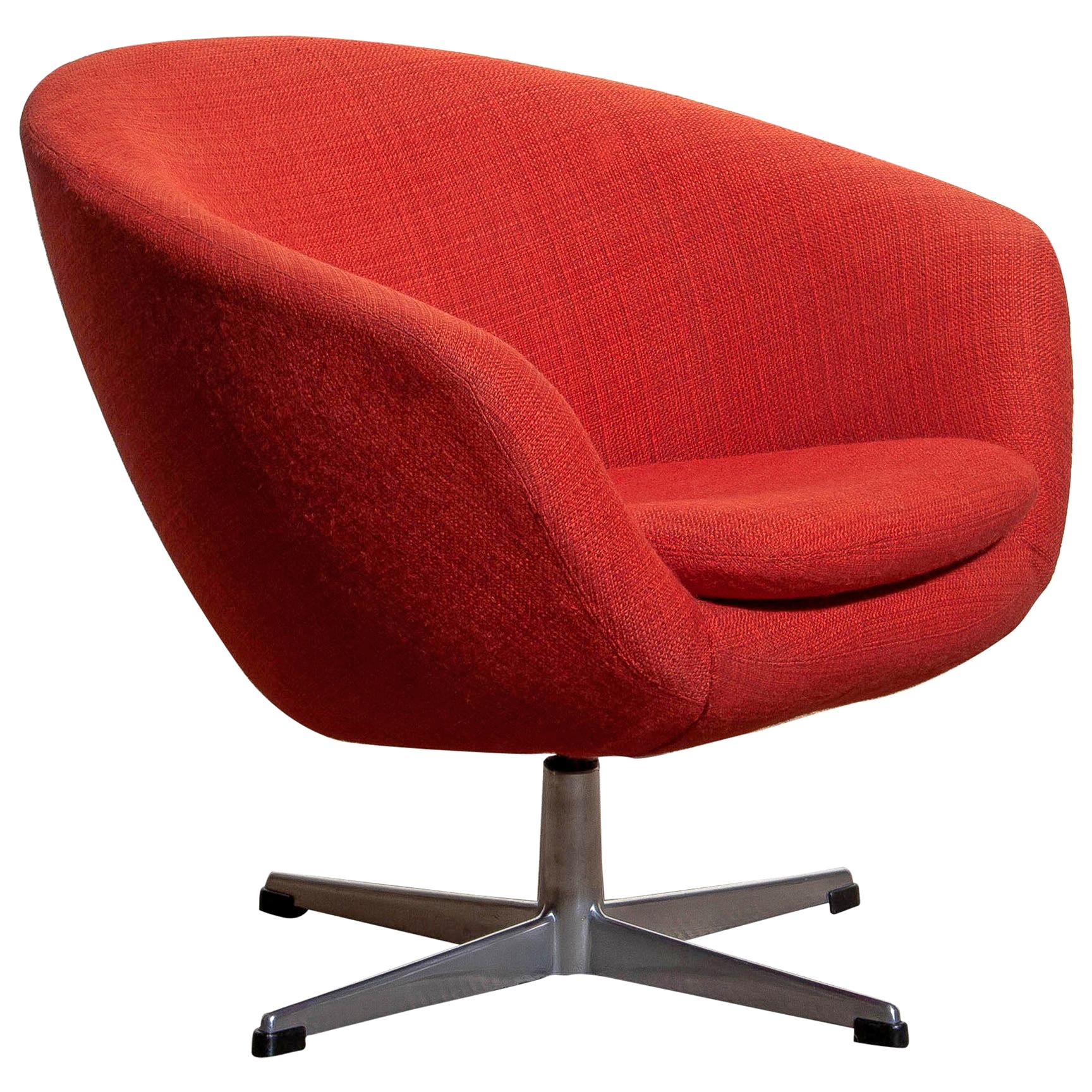 1960s, Swivel Lounge Chair by Carl Eric Klote for Overman, Denmark