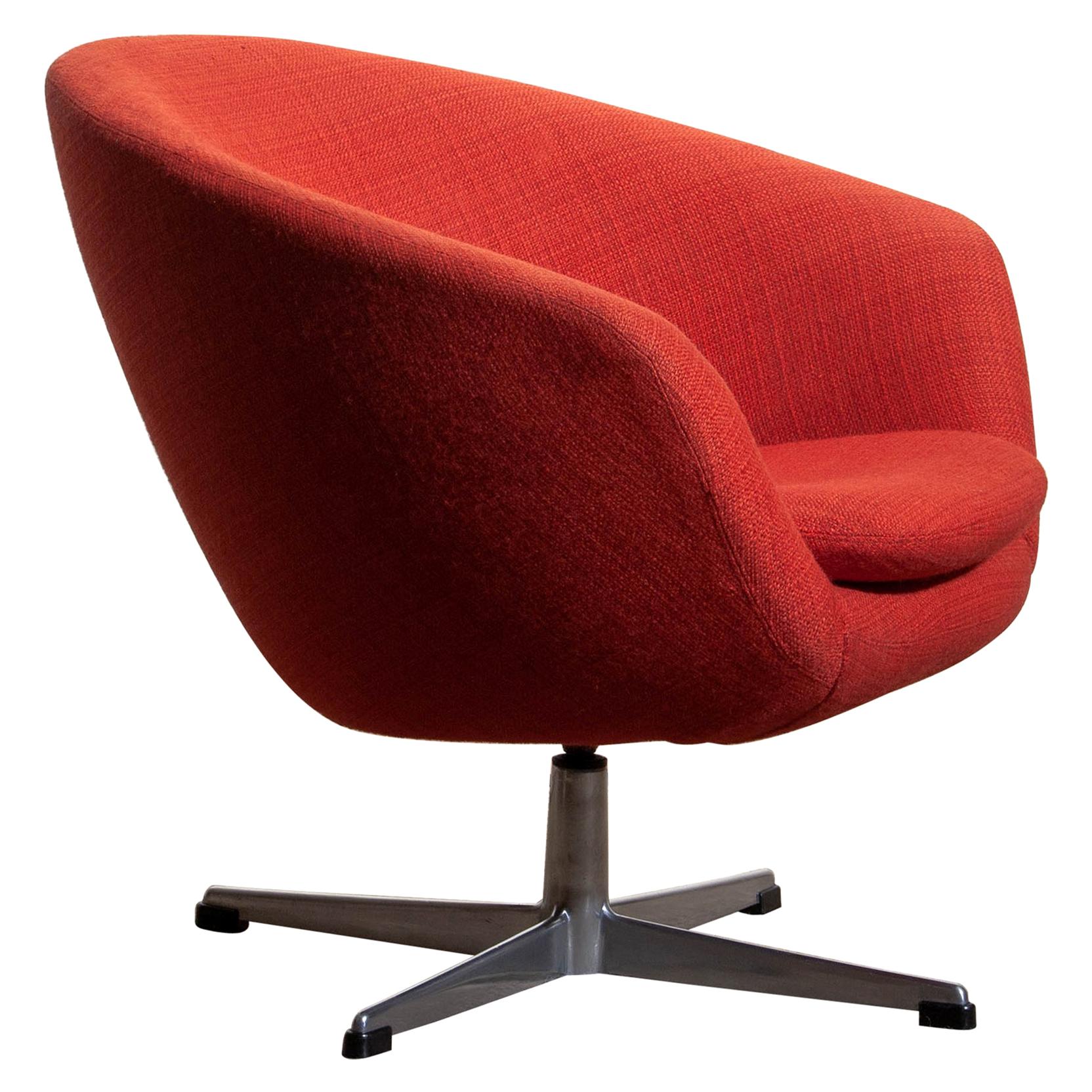 1960s, Swivel Lounge Chair by Carl Eric Klote for Overman, Denmark