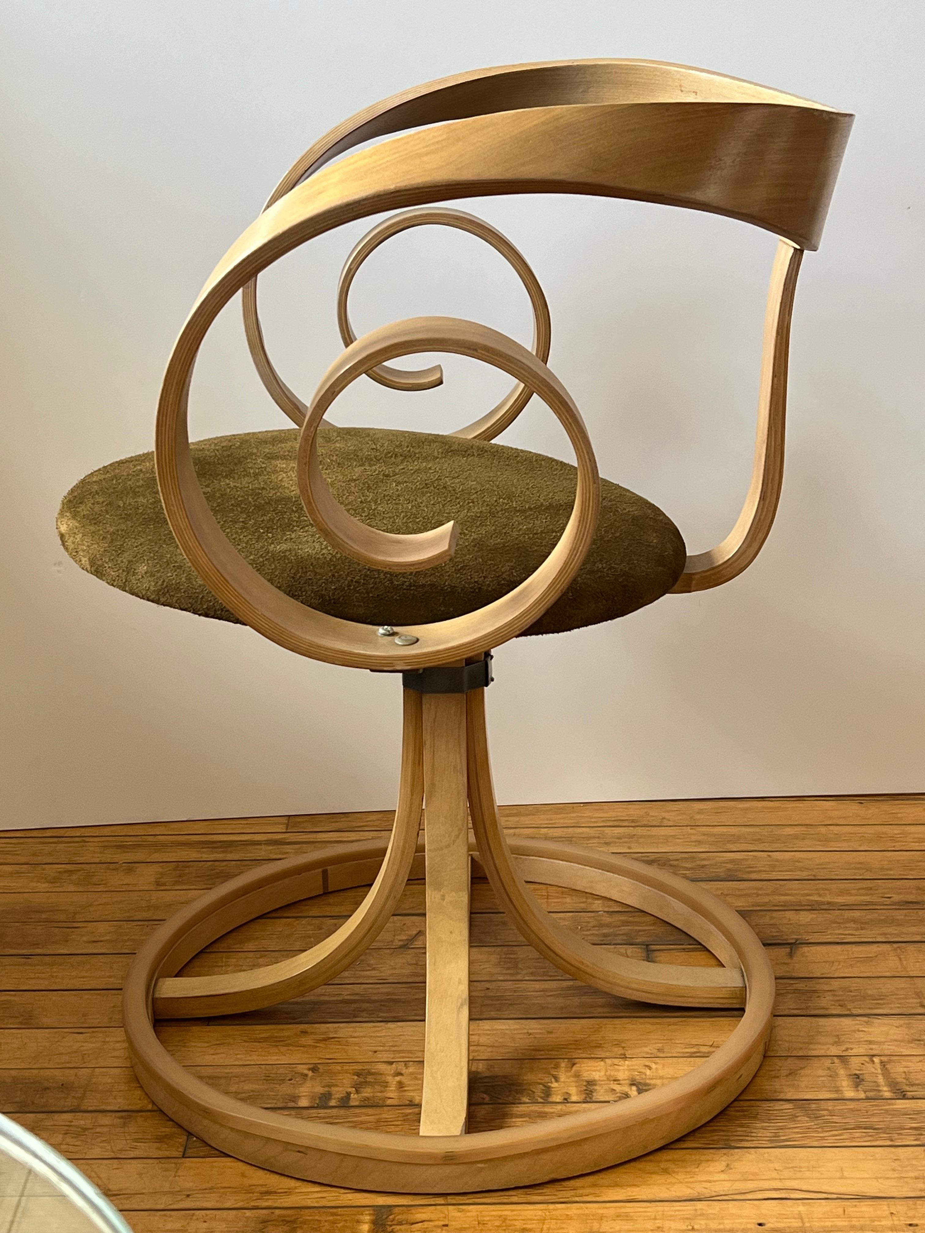 Américain Rouleau pivotant Sultana des années 1960  Chaise de George Mulhauser en vente