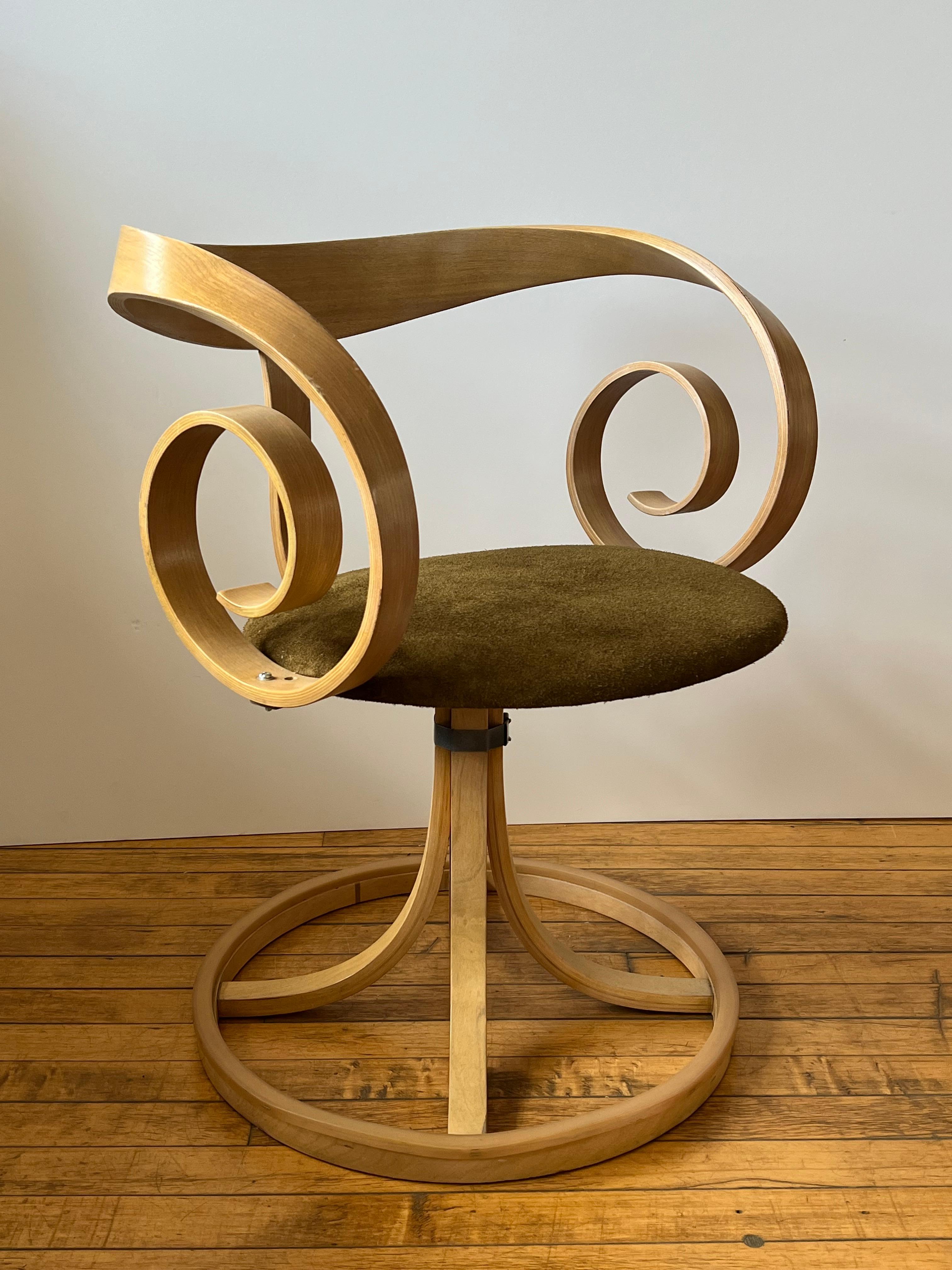 Rouleau pivotant Sultana des années 1960  Chaise de George Mulhauser Bon état - En vente à Chicago, IL