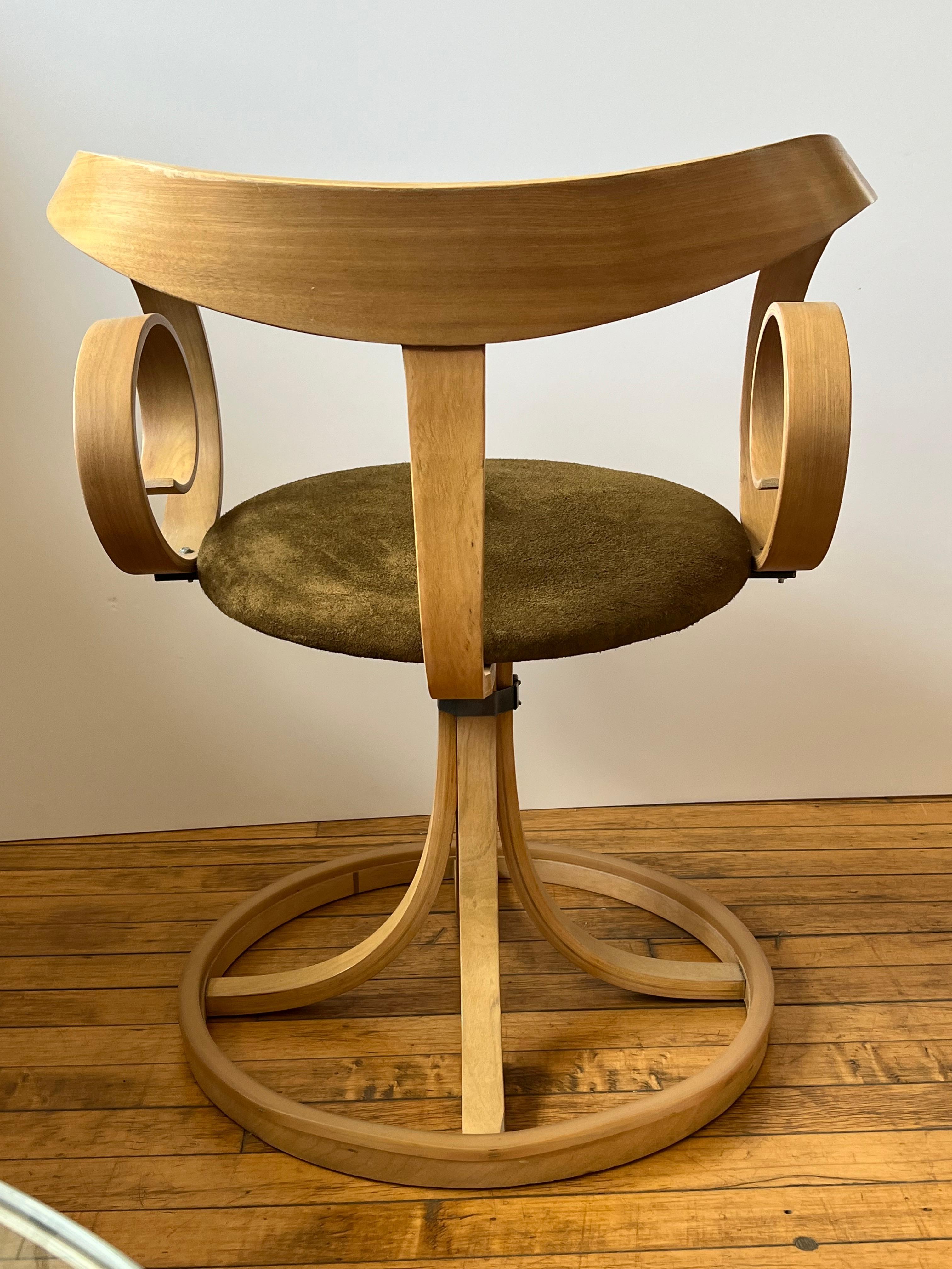 Milieu du XXe siècle Rouleau pivotant Sultana des années 1960  Chaise de George Mulhauser en vente