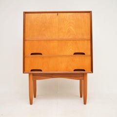 1960's Sycamore & Walnut Bureau by Peter Hayward for Vanson
