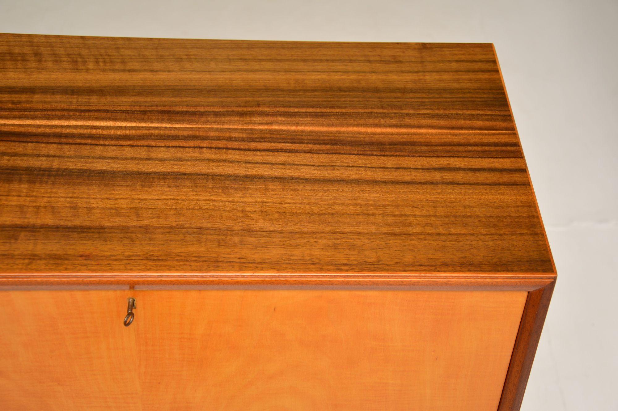 1960's Sycamore & Walnut Bureau by Peter Hayward for Vanson For Sale 3