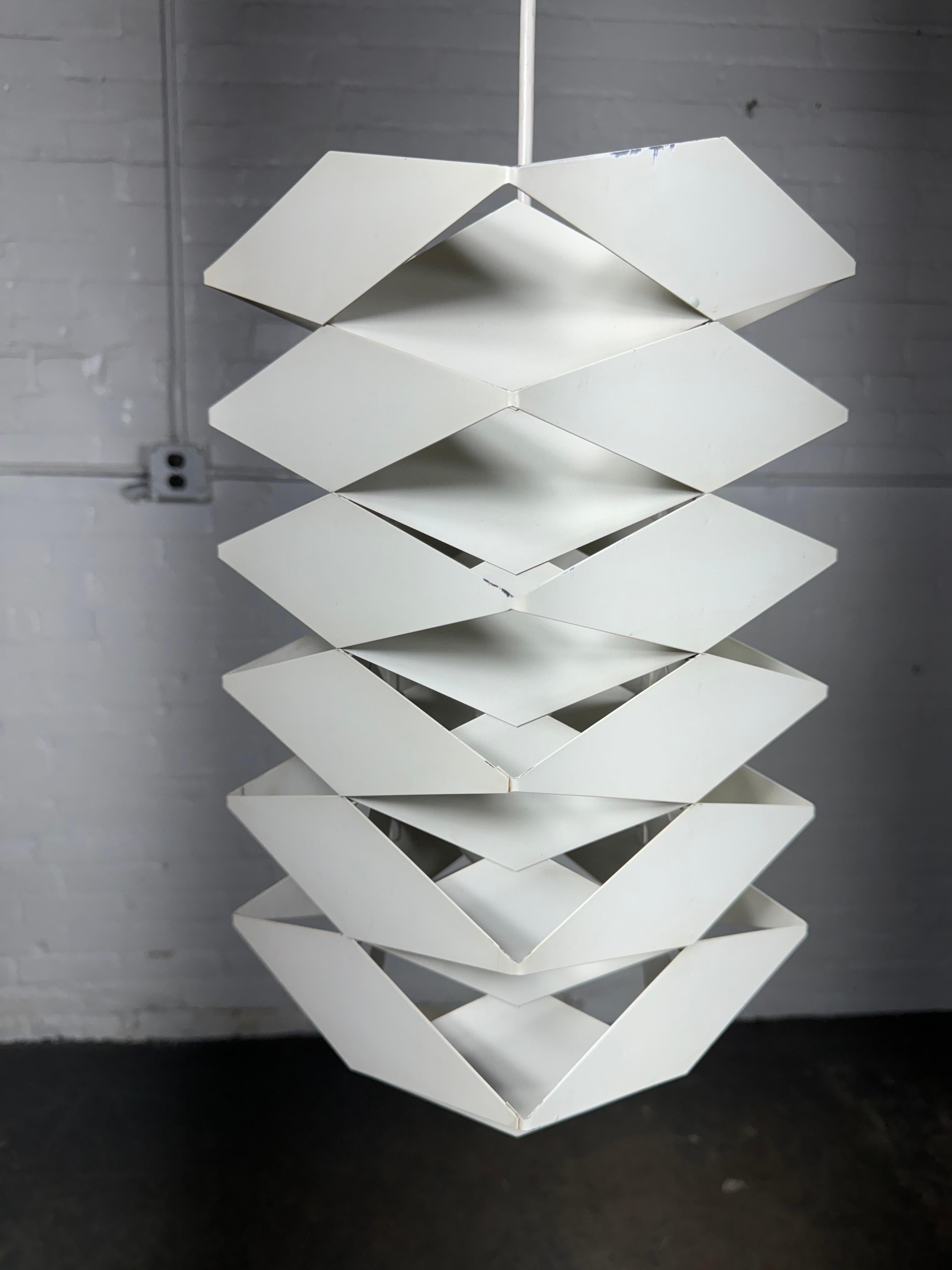 Mid-Century Modern 1960s Symfoni Pendant Light by Preben Dahl for Hans Folsgaard, Denmark