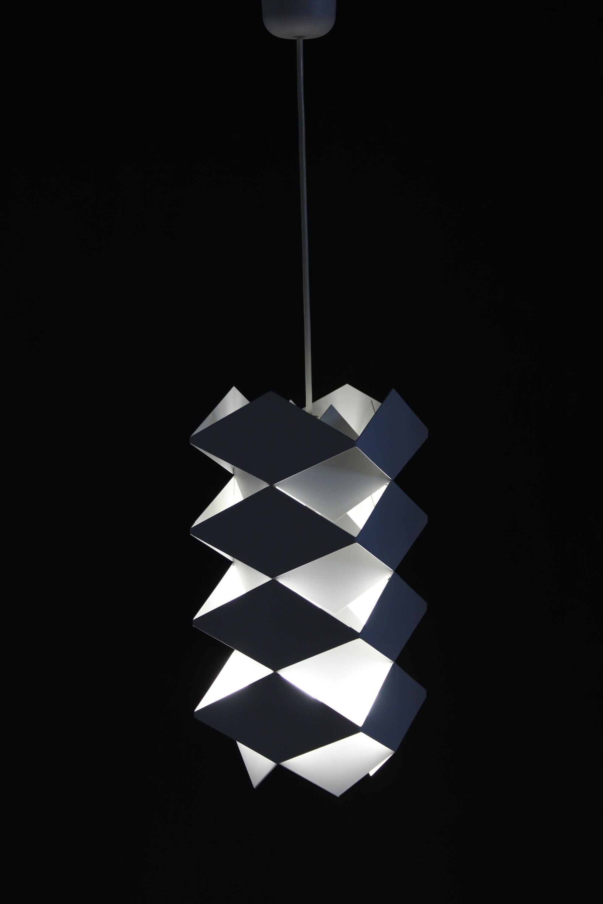 Lampada a sospensione Symfoni del 1960 di Preben Dahl per Hans Folsgaard, Danimarca in vendita 2