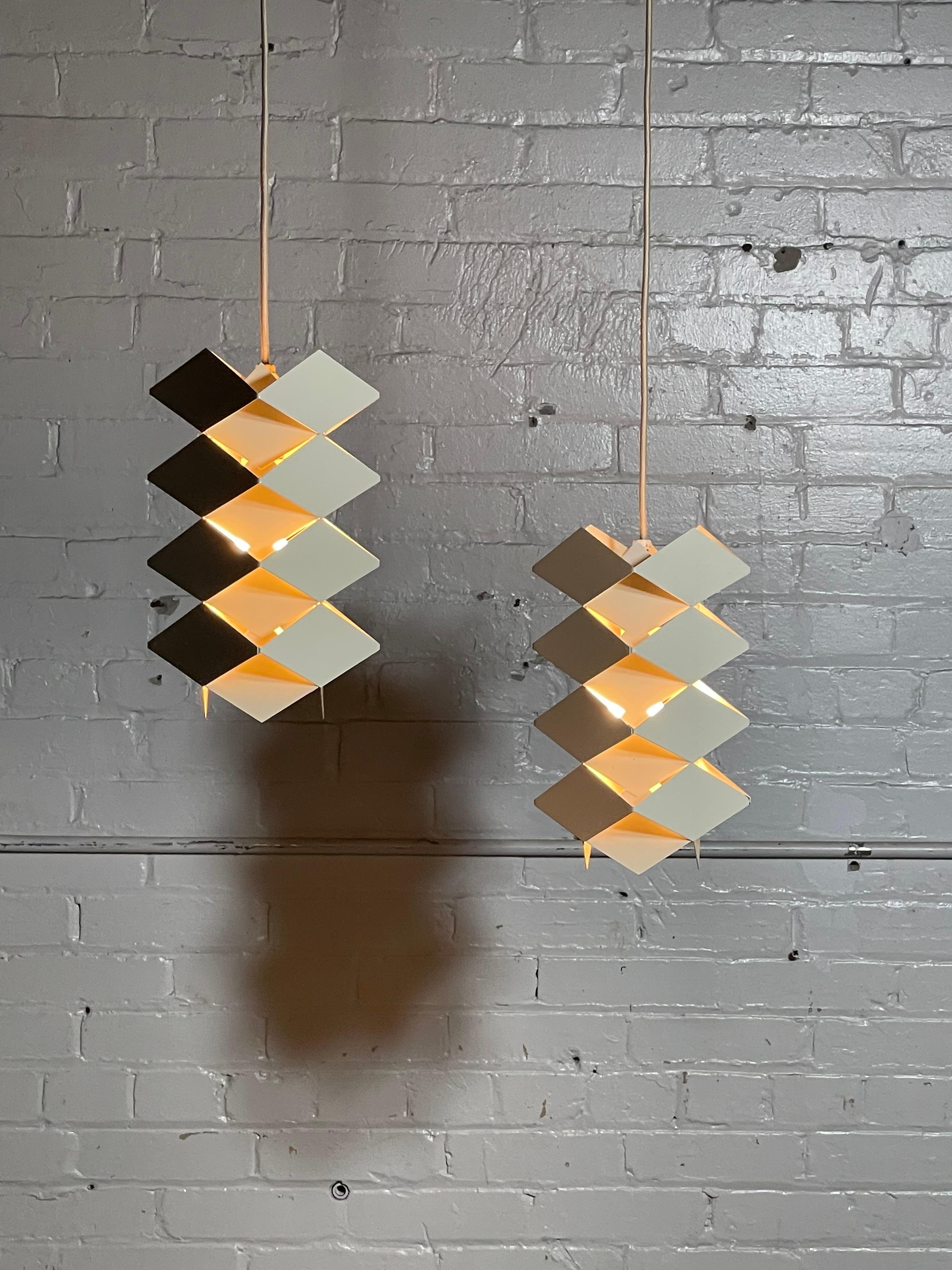 1960s Symfoni Pendant Lights by Preben Dahl for Hans Folsgaard, Denmark in vendita 5