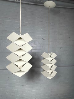 Lampes suspendues Symfoni des années 1960 par Preben Dahl pour Hans Folsgaard, Danemark