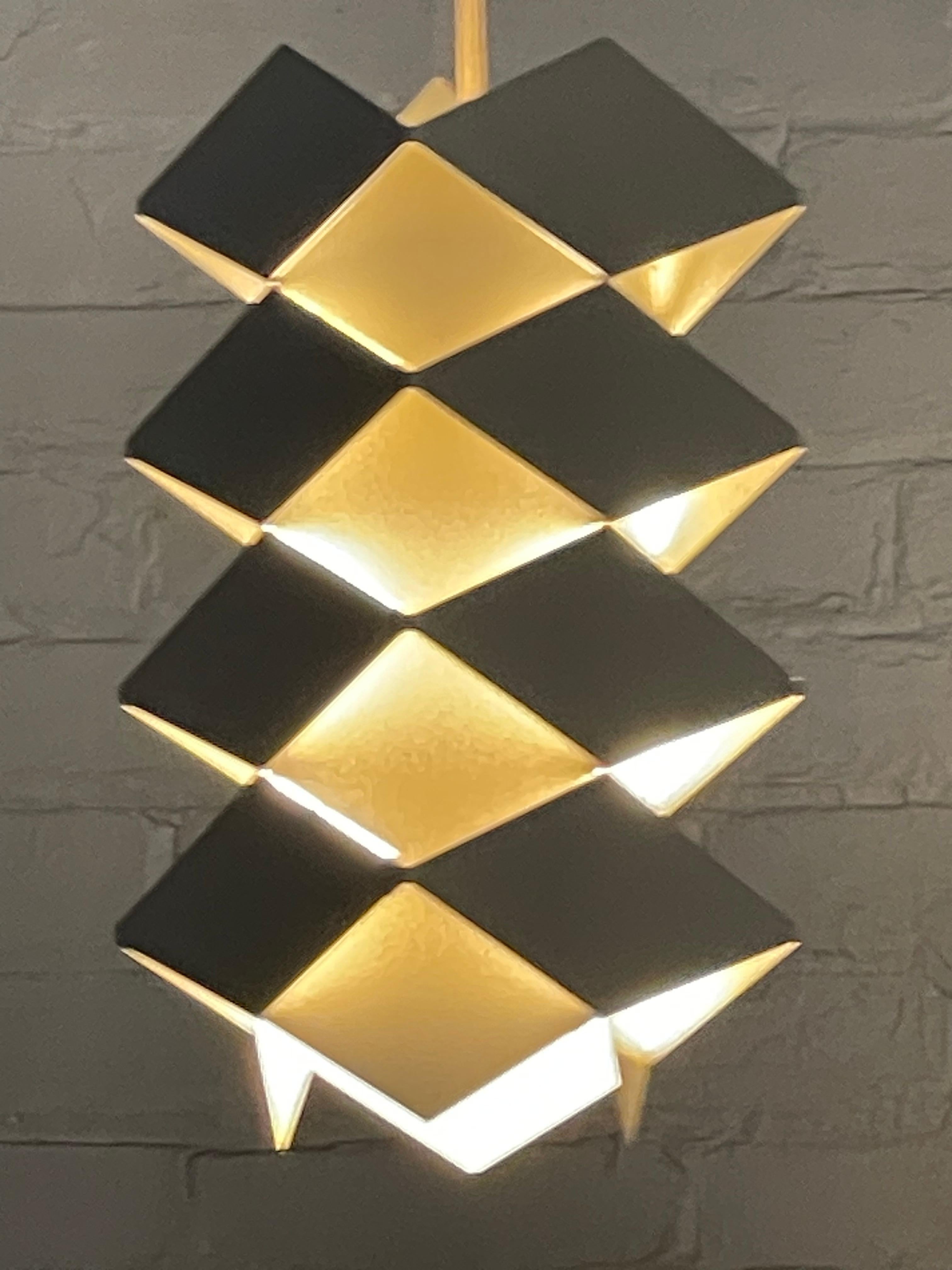 Mid-Century moderno 1960s Symfoni Pendant Lights by Preben Dahl for Hans Folsgaard, Denmark in vendita