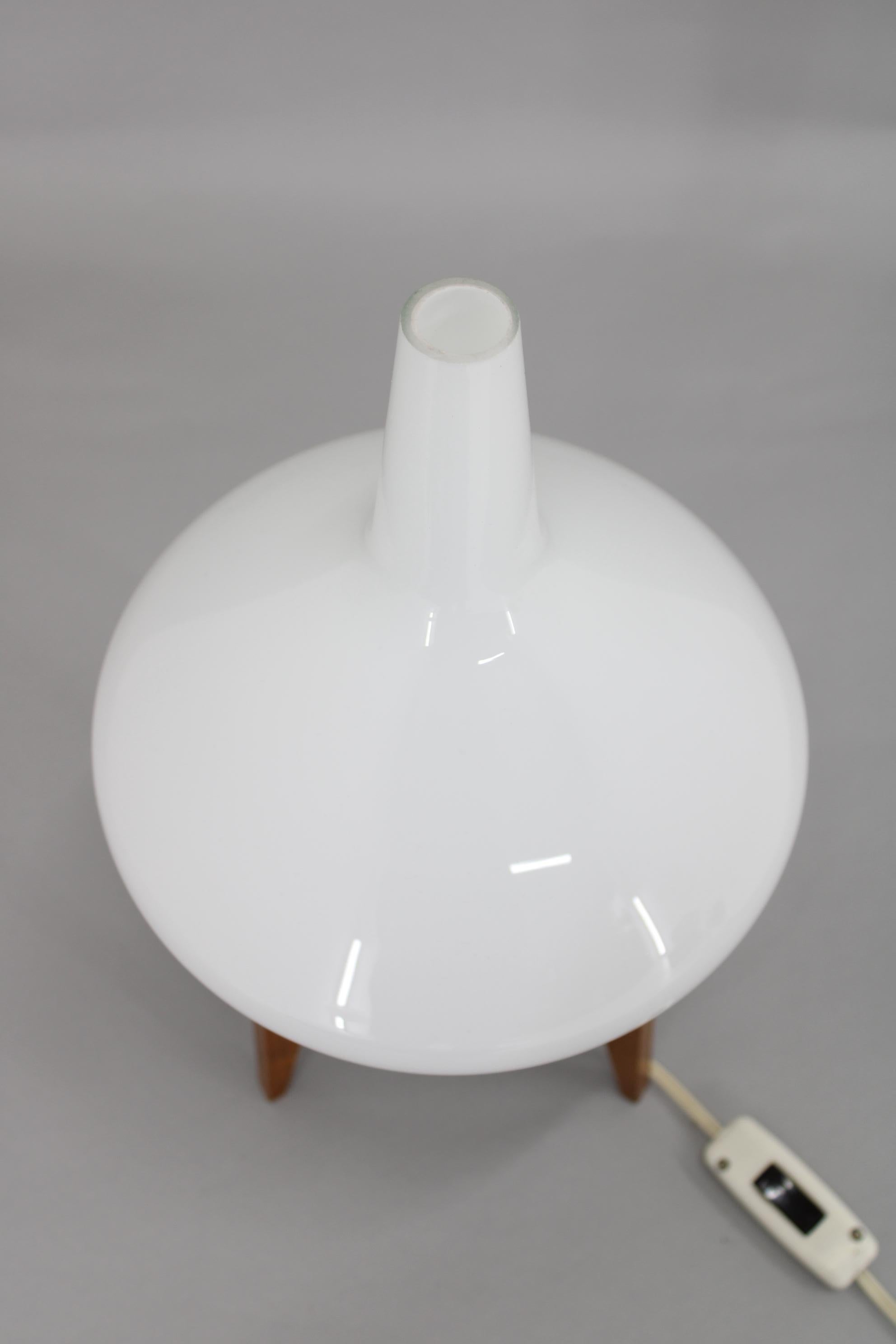 Mid-Century Modern 1960s Table lamp by ULUV, Czechoslovakia For Sale