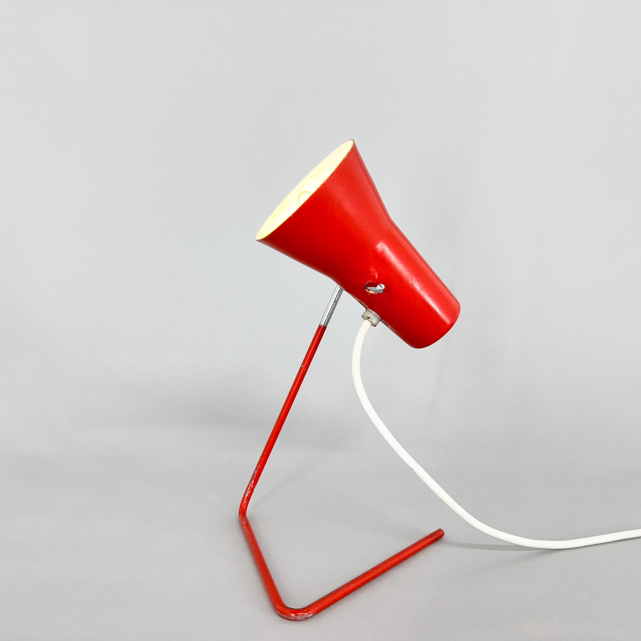 Tchèque Lampe de bureau des années 1960 conçue par Josef Hurka pour Drupol, Tchécoslovaquie en vente