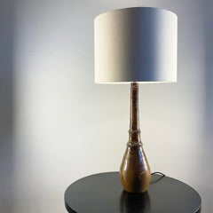 1960s Table Lamp from The Studio Pottery of "Saint-Amand-en-Puisaye" France