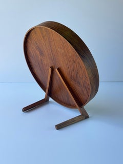 1960s Table Mirror Attributed to Nils Troed for Glasmäster in rosewood