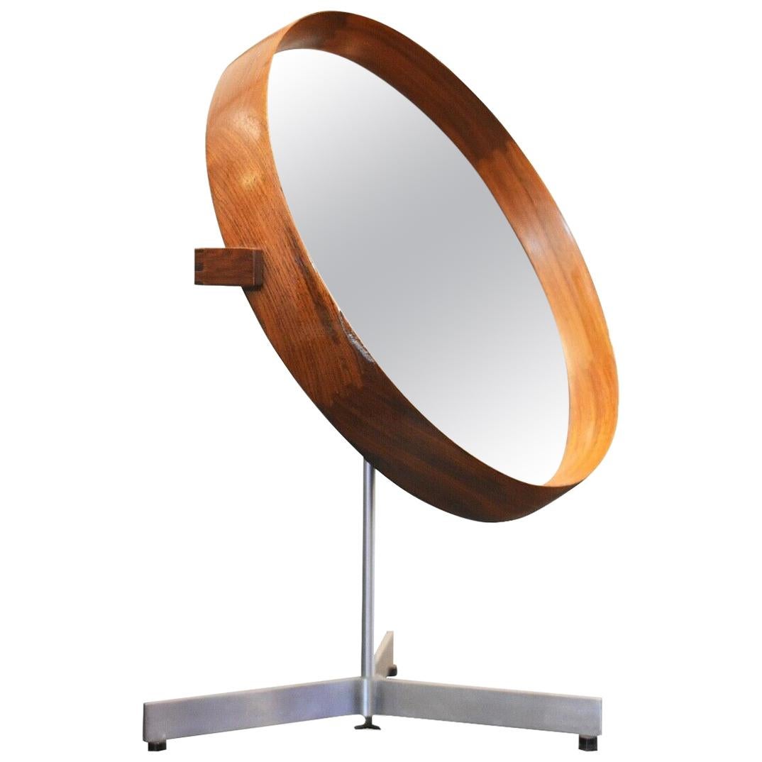 1960s Table Mirror by Uno & Osten Kristiansson for Luxus, Sweden
