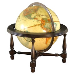 1960s Table Top World Globe
