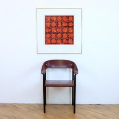 1960s Takeshi Kawashima "No. 68" Screen Print