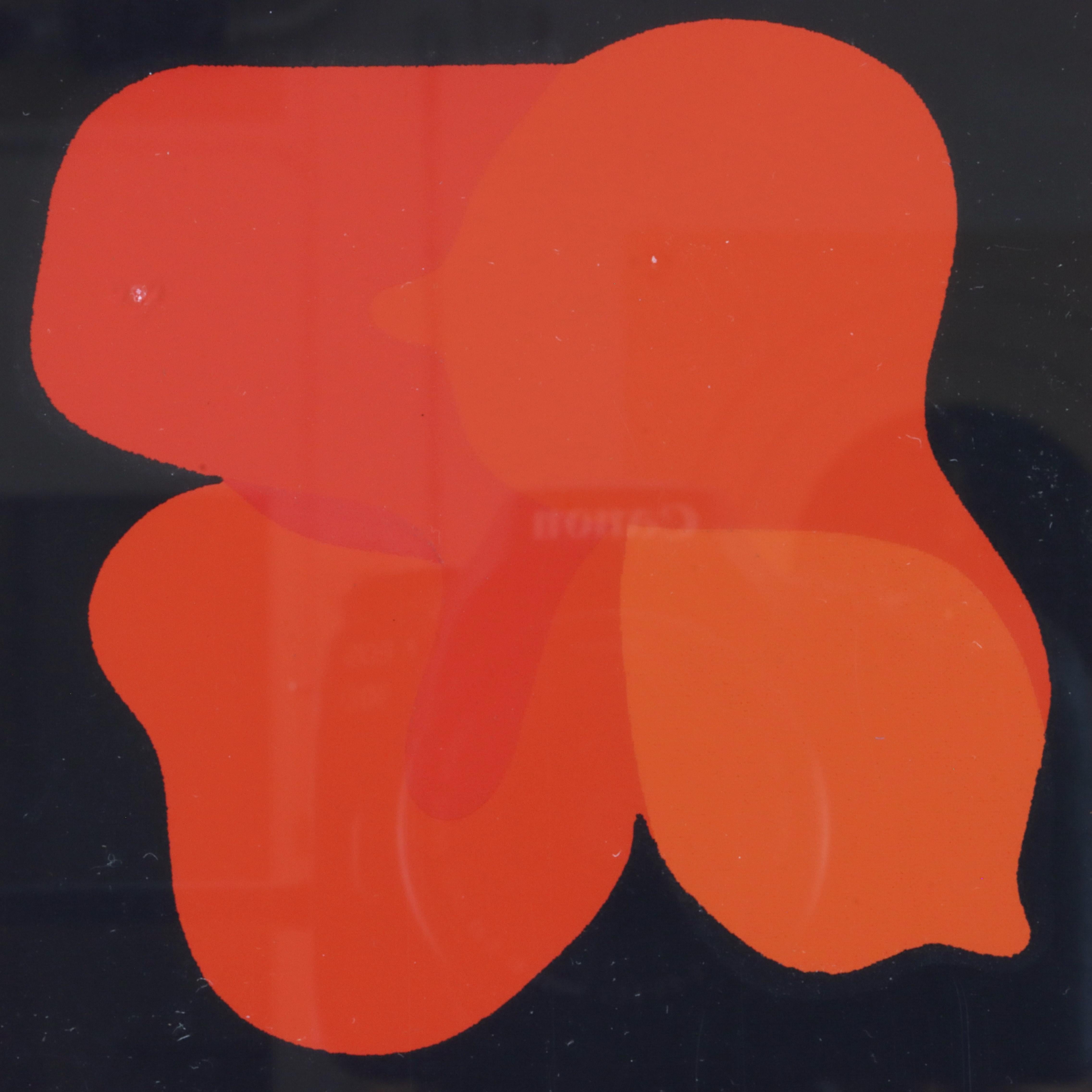 1960er Takeshi Kawashima „No. 68“ Paraventdruck (Mitte des 20. Jahrhunderts) im Angebot