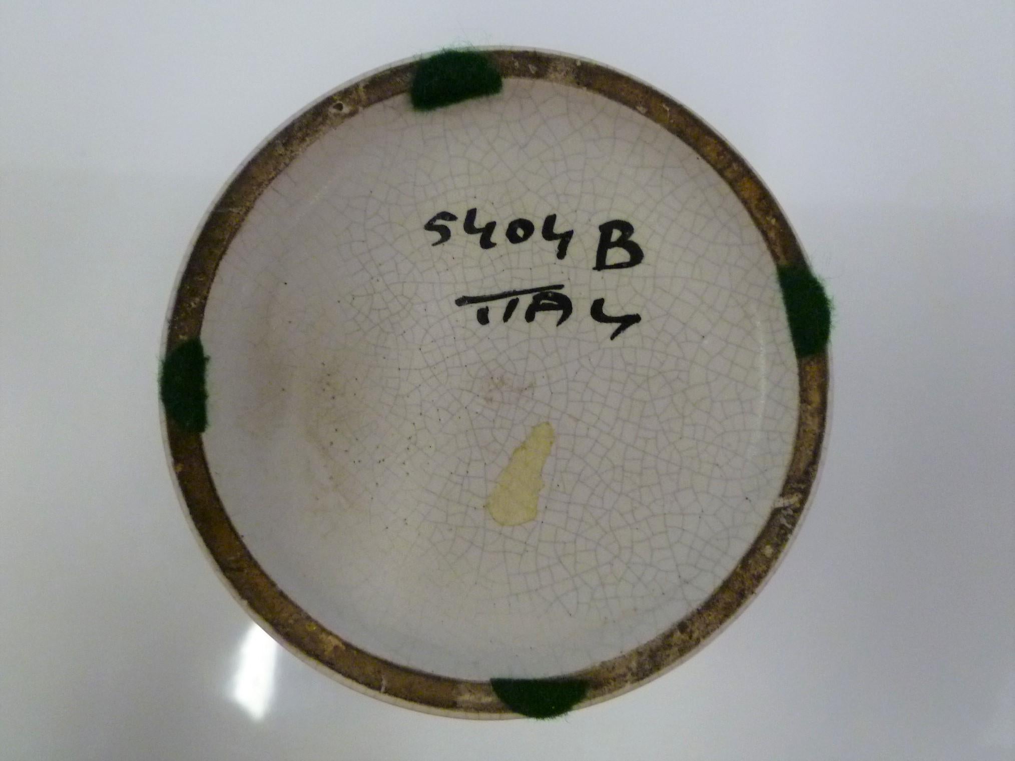 Argilla Vaso alto in ceramica del 1960 Alvino Bagni per Bitossi in vendita